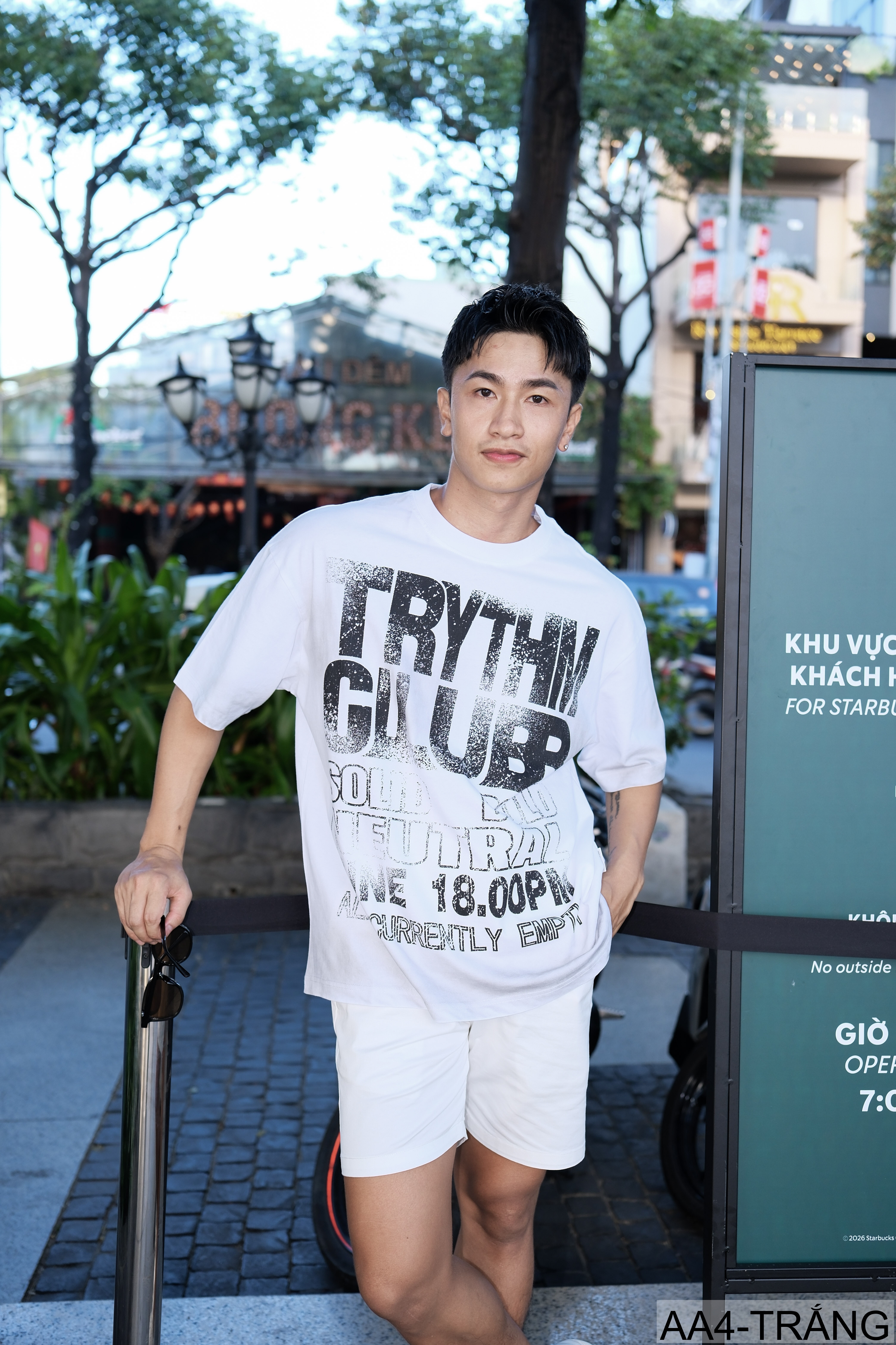 AA4 - Áo thun nam phong cách streetwear Mỹ, cổ tròn tay ngắn, chất cotton , họa tiết chữ nổi bật, form rộng rãi