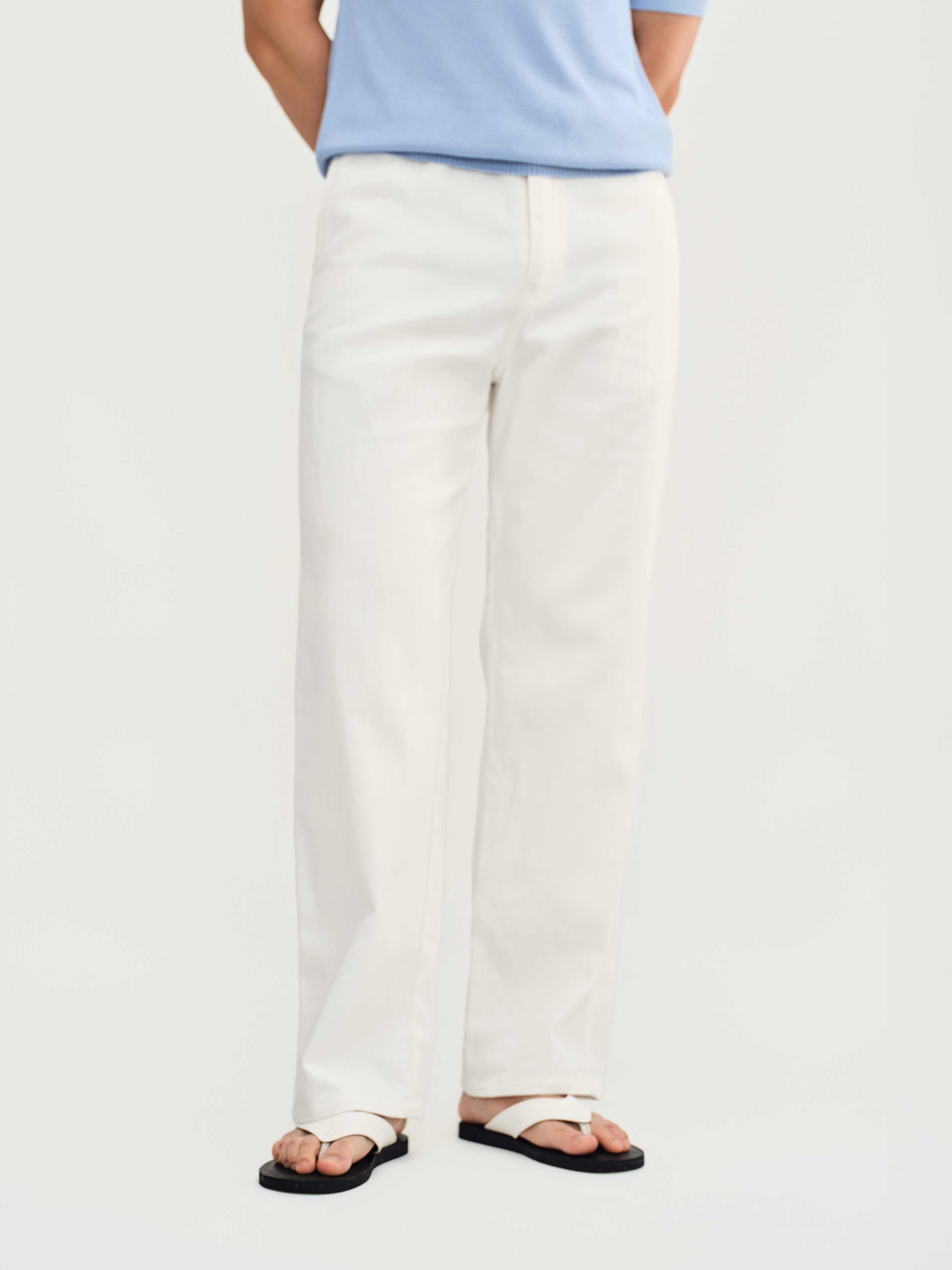 Quần Dài Luca Vải Kaki Form Straight