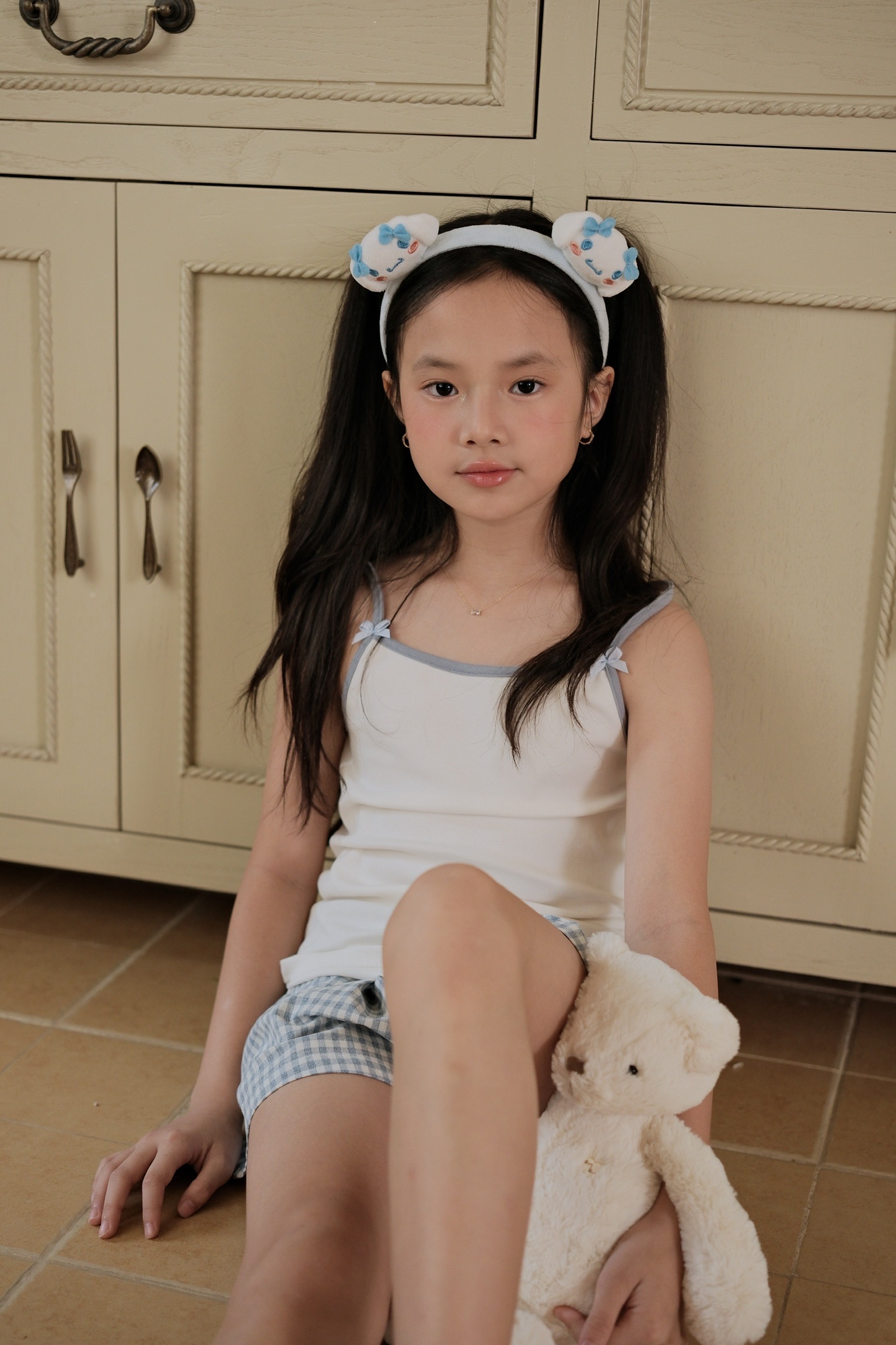 Little Bows Cotton Set '25 (Set Áo Hai Dây x Quần Caro)_thumbnail_6