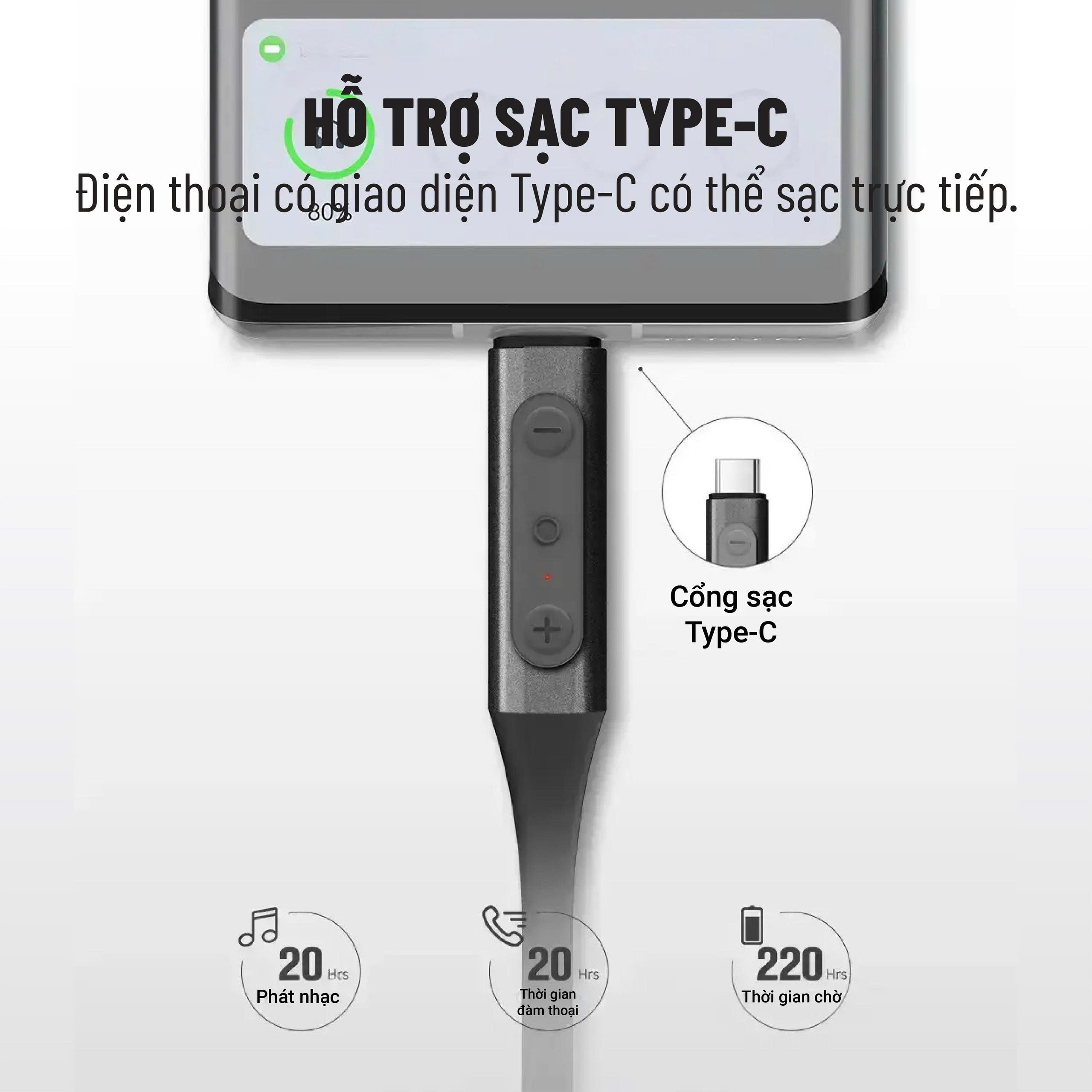 Tai nghe Bluetooth Đen Recci_thumbnail_3