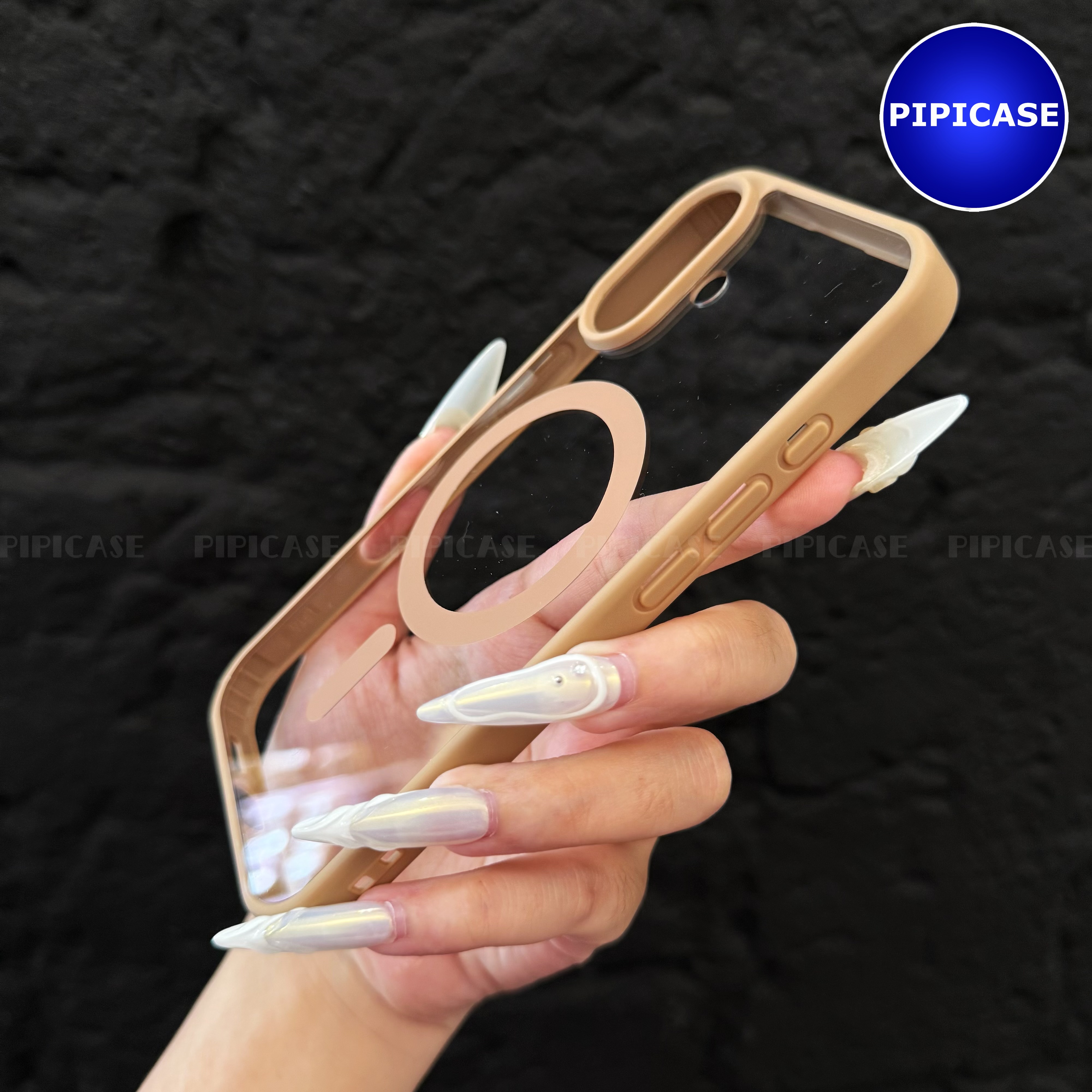 Ốp Lưng iPhone 16 Plus - Chic - Nâu Nhạt_thumbnail_14