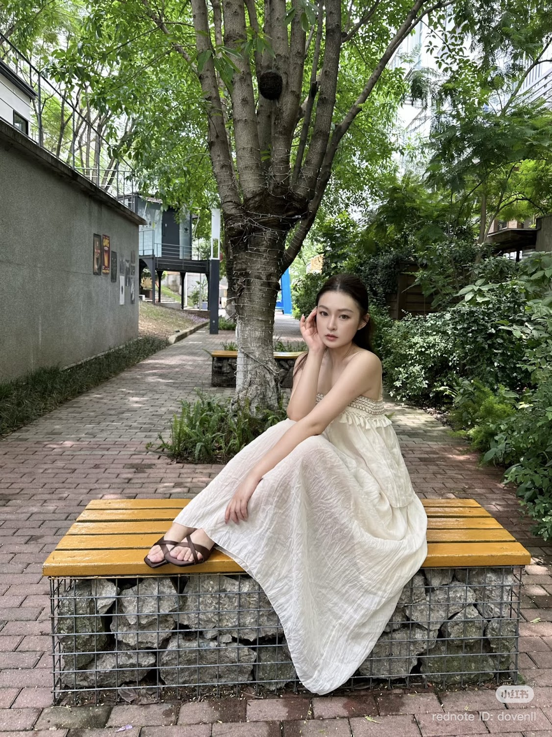 Lucas - Set đũi áo 2 dây phối ngang ngực len thổ cẩm, chân váy xòe maxi_thumbnail_6