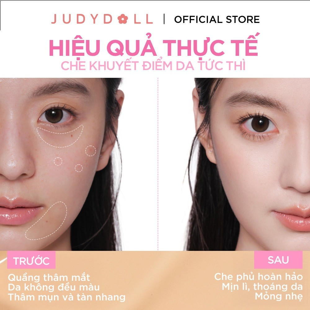 [JUDYDOLL] Cushion chống nắng Judydoll Fresh Matte SPF50+ PA+++ 12.5g_thumbnail_3