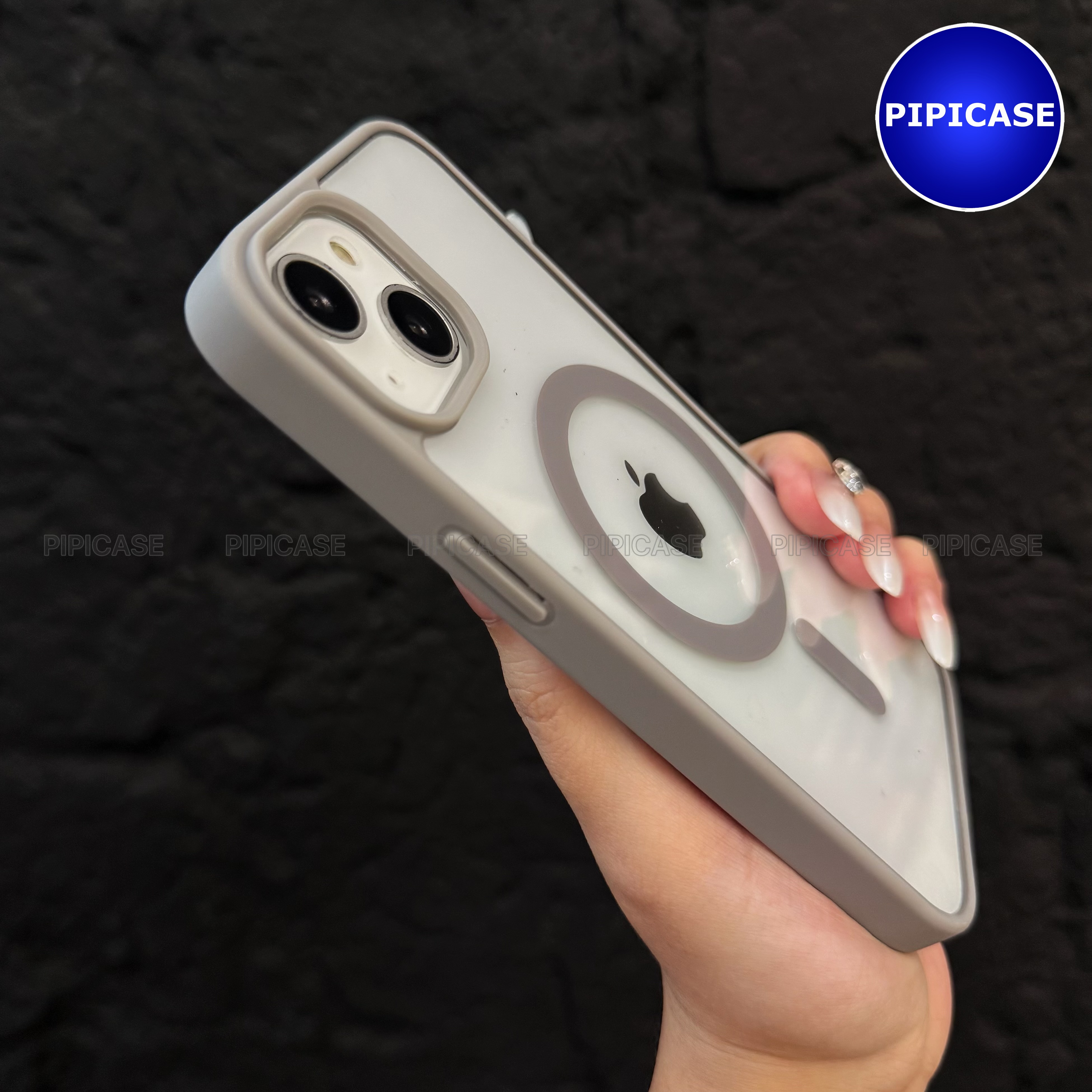 Ốp Lưng iPhone 15 - Chic - Xám_thumbnail_14