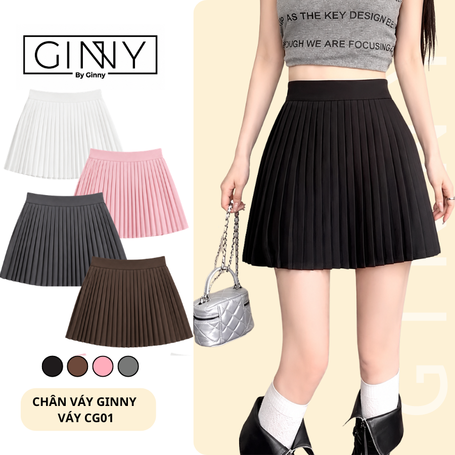 Chân váy dập ly CG-01	