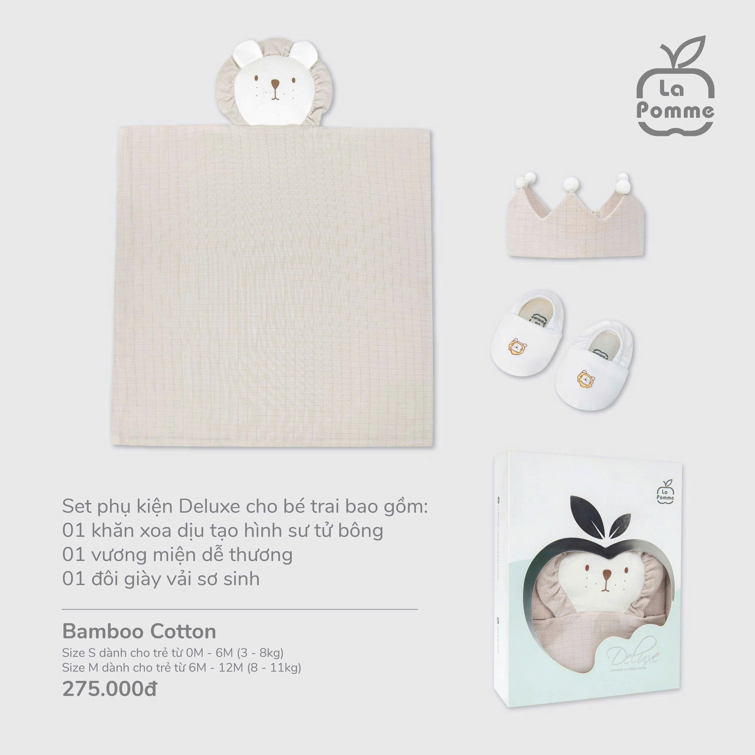 Set hộp body/cộc Deluxe La Pomme