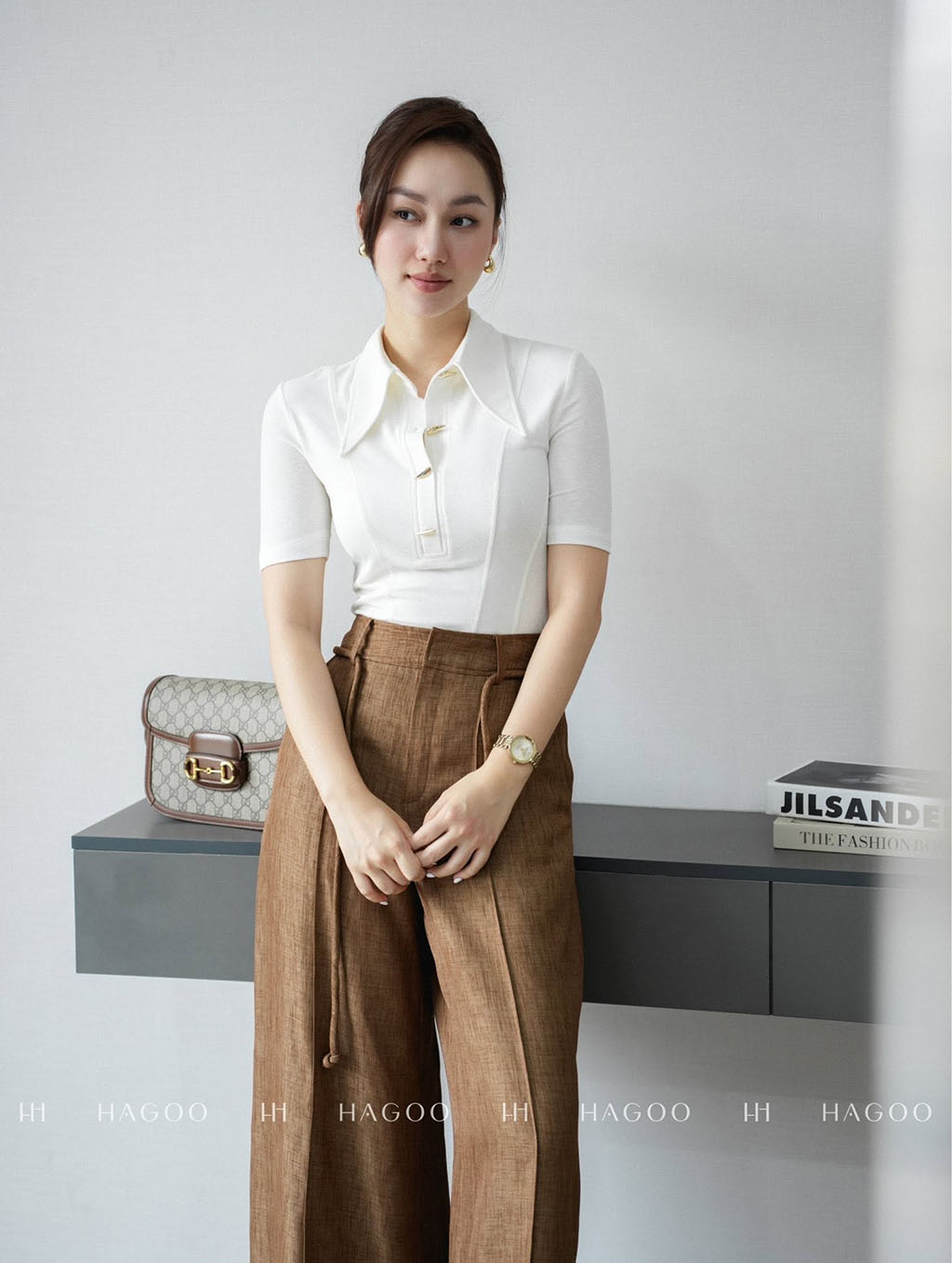 Màu trắng mang đến vẻ đẹp nhẹ nhàng