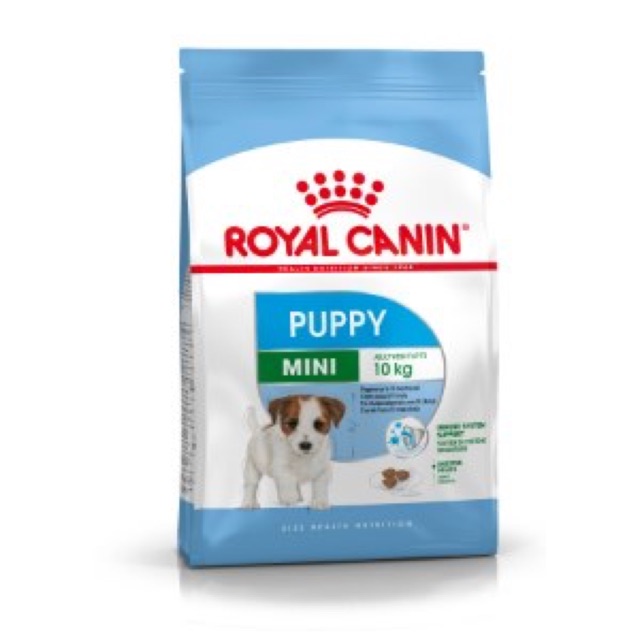 Thức ăn hạt khô cho giống chó nhỏ Royal Canin MINI PUPPY gói 800gr và 2kg - 800gr