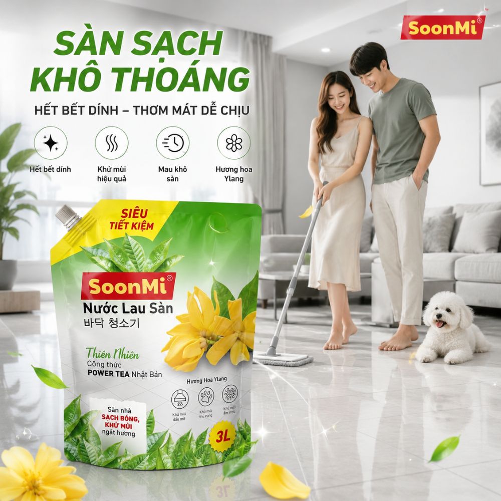 1 Thùng 3 Túi Nước Lau Sàn 3kg Hương Hoa YLang_thumbnail_10
