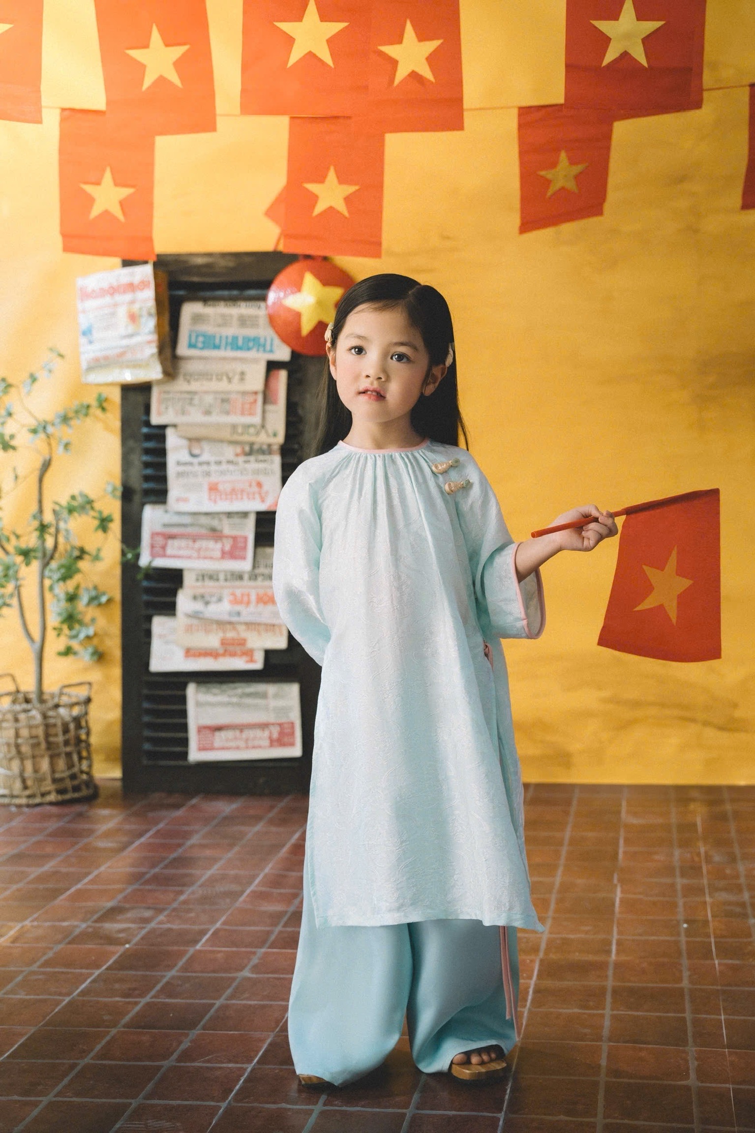 Áo Dài Tiểu Hoa Viên Tay Lửng '25_thumbnail_4