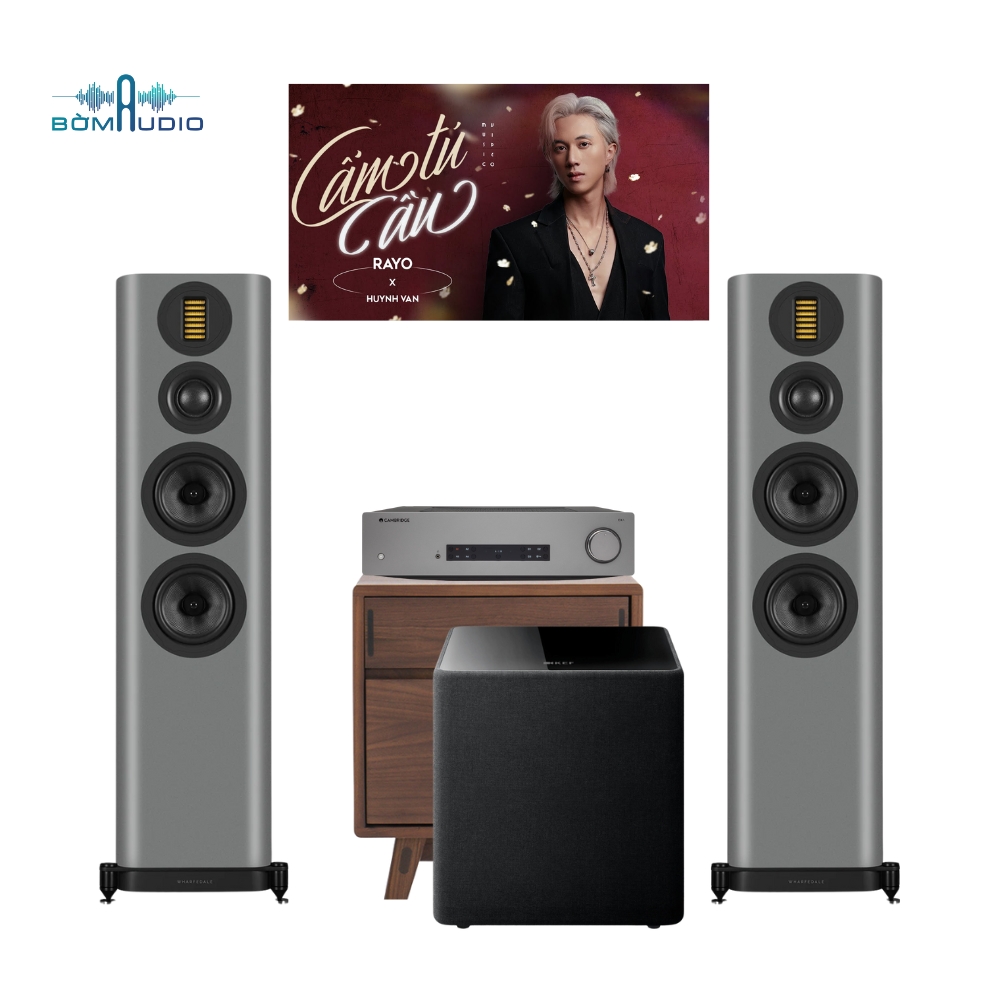Combo Amply CAMBRIDGE AUDIO CXA81 MKII  + Loa Cột WHARFEDALE EVO 5.4 + Subwoofer KEF KUBE 12 MIE  – CWK1_thumbnail_0
