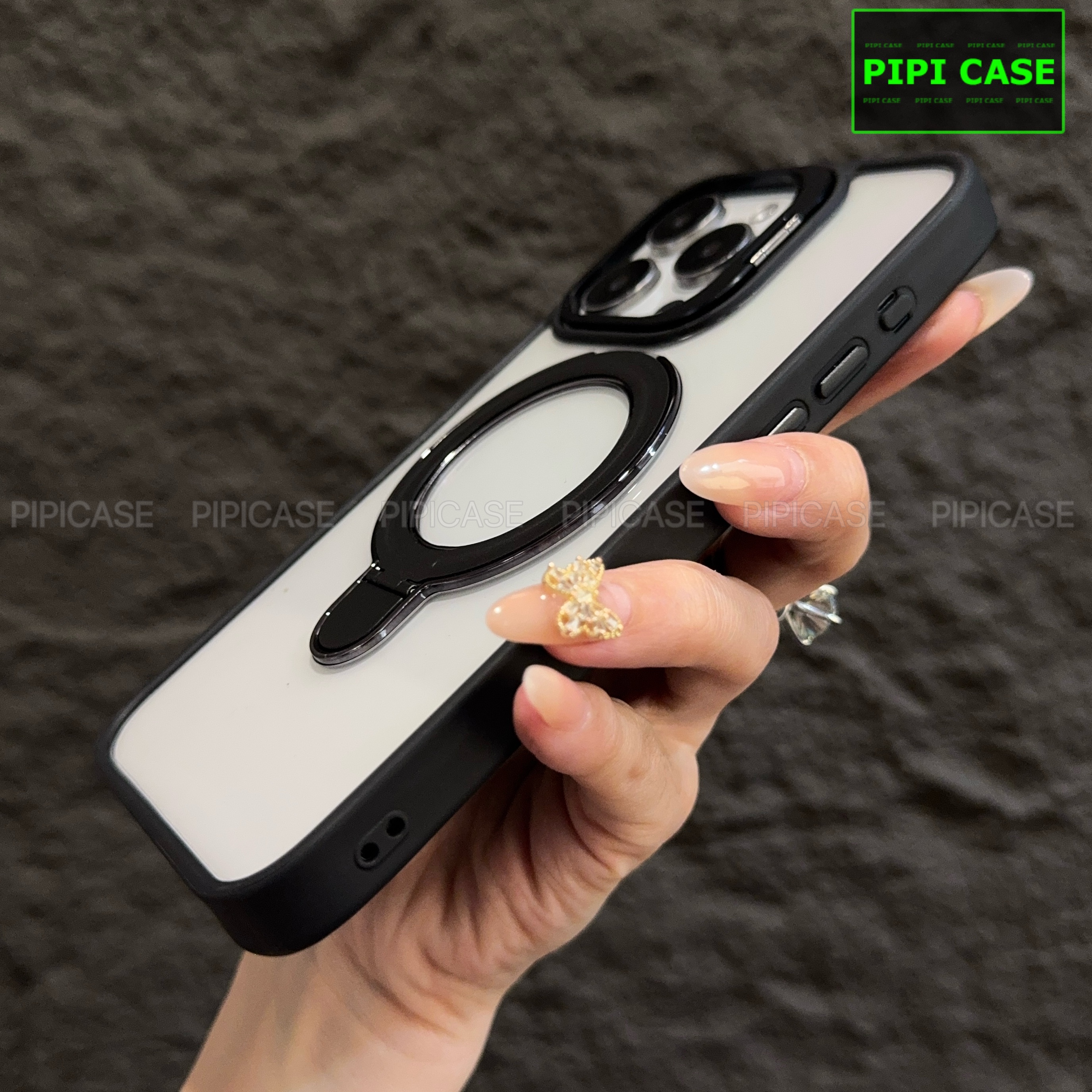 Ốp Lưng iPhone 12 Pro Max - Super Gone - Đen_thumbnail_5