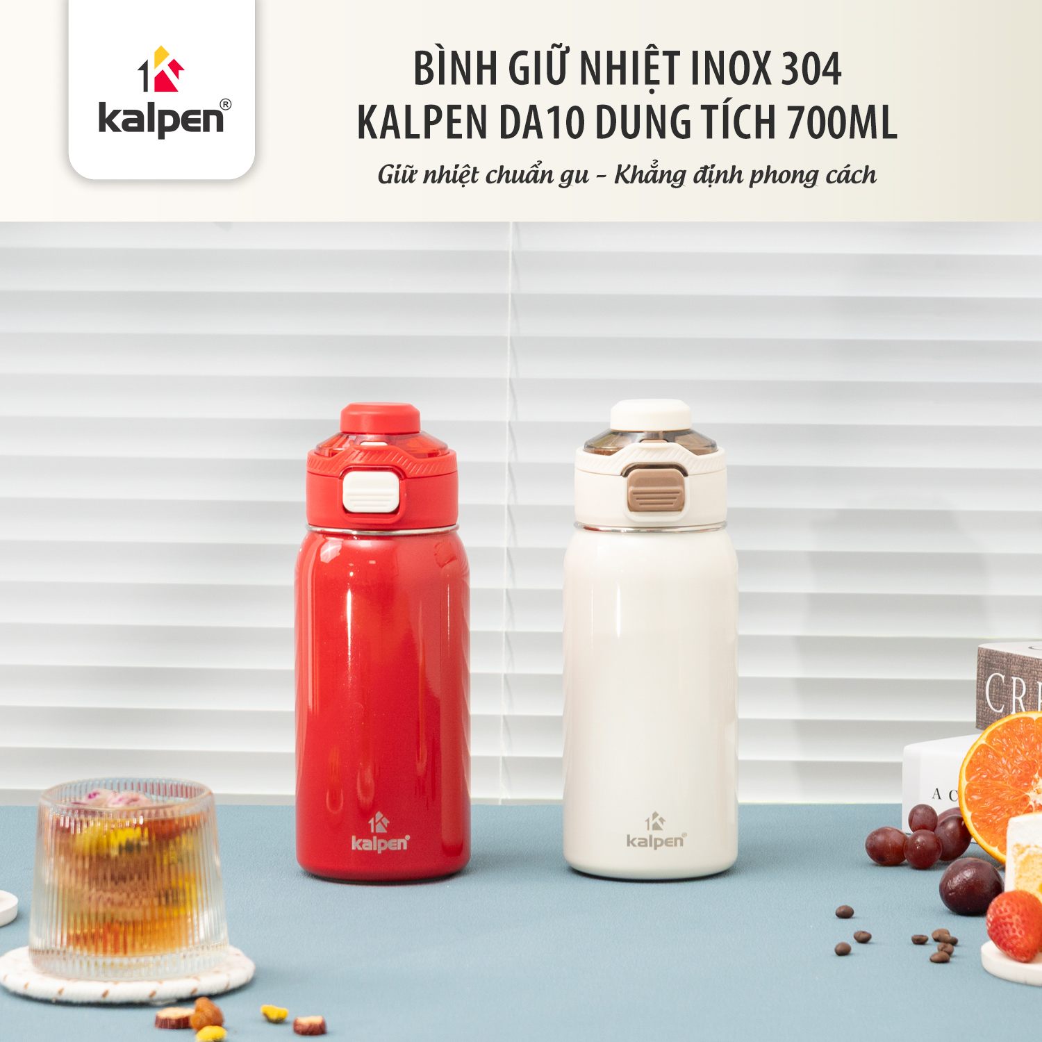 Bình giữ nhiệt inox 304 Kalpen 700ml DA10R_thumbnail_5