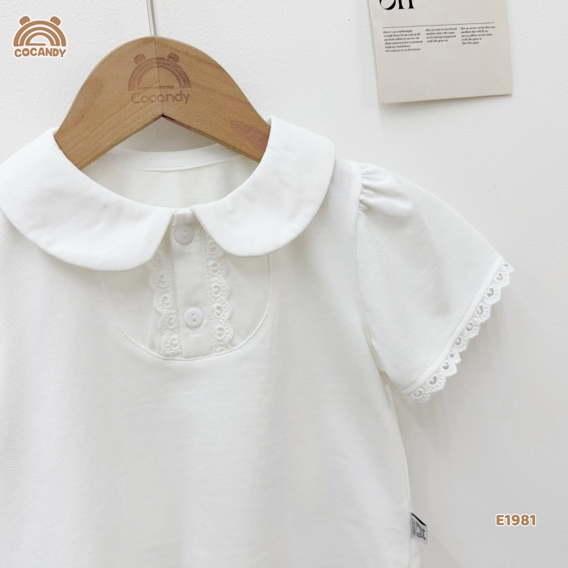 Áo cộc polo TRẮNG cổ sen tay phối ren_thumbnail_4