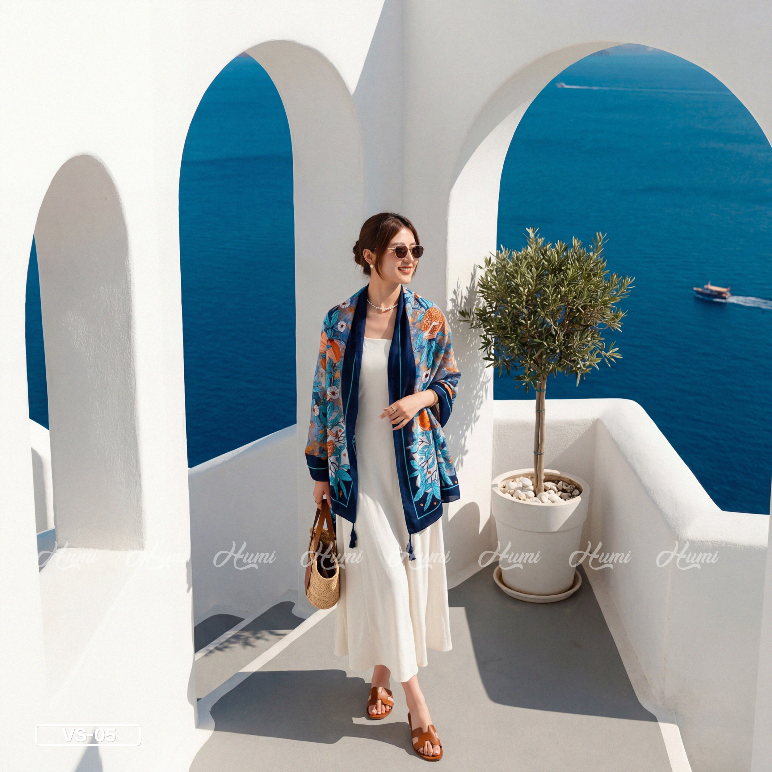 KHĂN HỌA TIẾT THỔ CẨM (VS05)