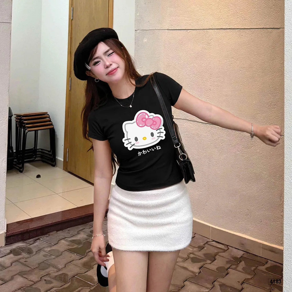 Áo baby tee form ôm kittie cute Beezy 4183_thumbnail_4