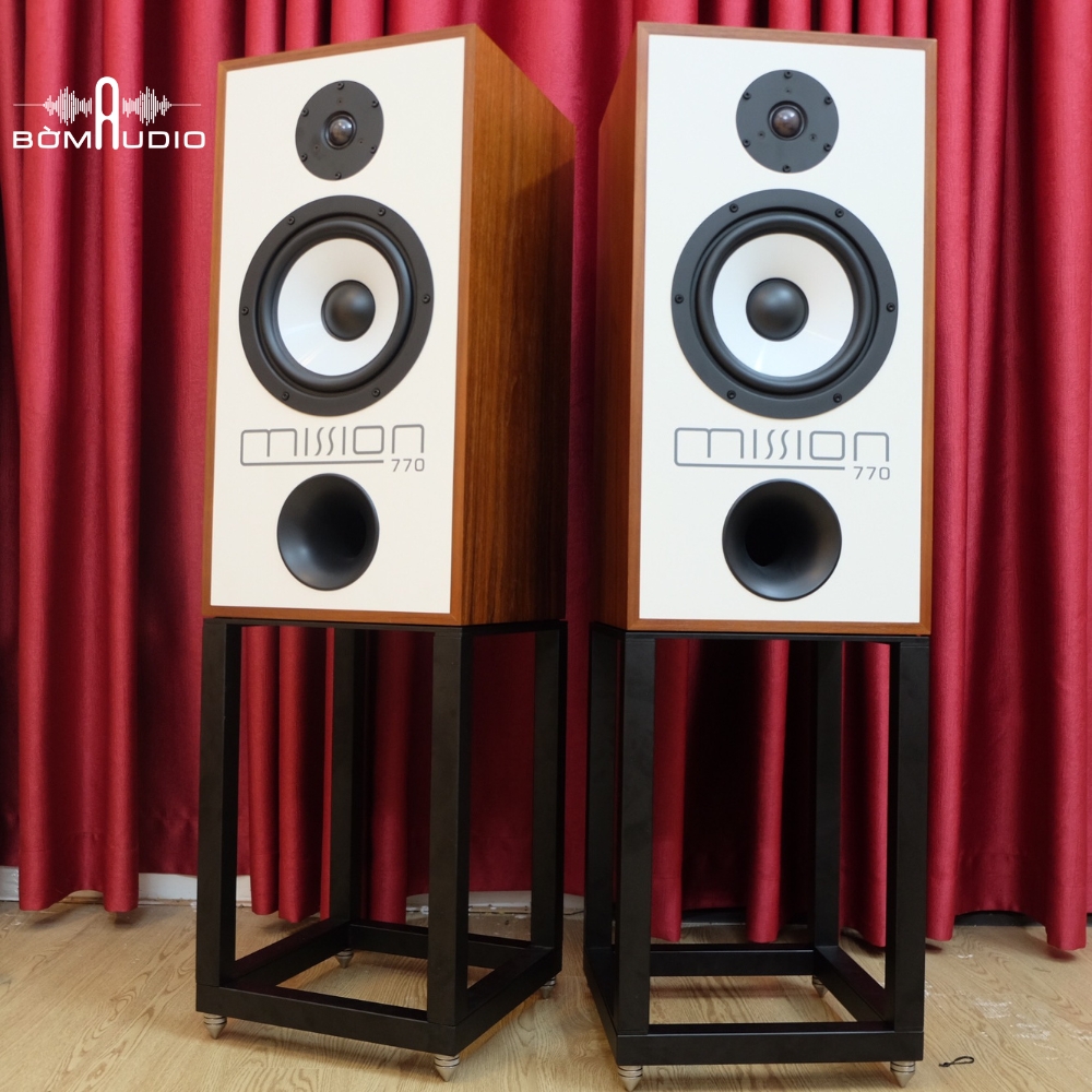 Hình ảnh chụp thực tế loa bookshelf MISSION 770 tại Bờm Audio