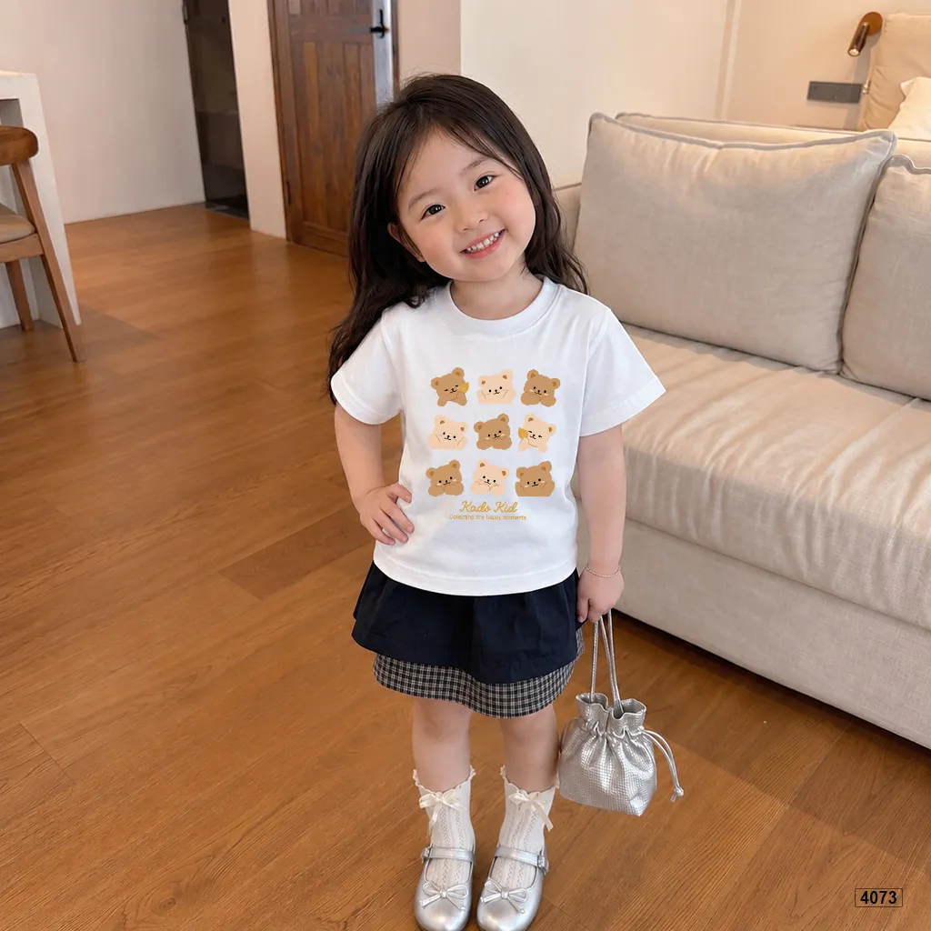 Áo thun bé trai bé gái Gấu Teddy xinh yêu Kado 4073_thumbnail_2