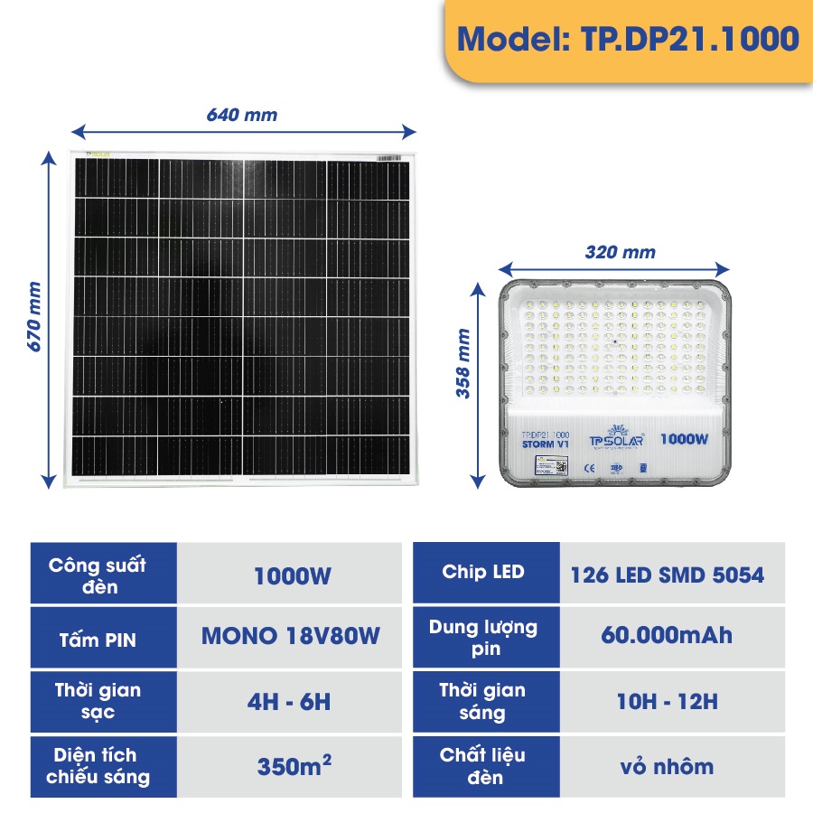 Đèn pha STORM V1 năng lượng mặt trời TP SOLAR PRO DP21_thumbnail_1