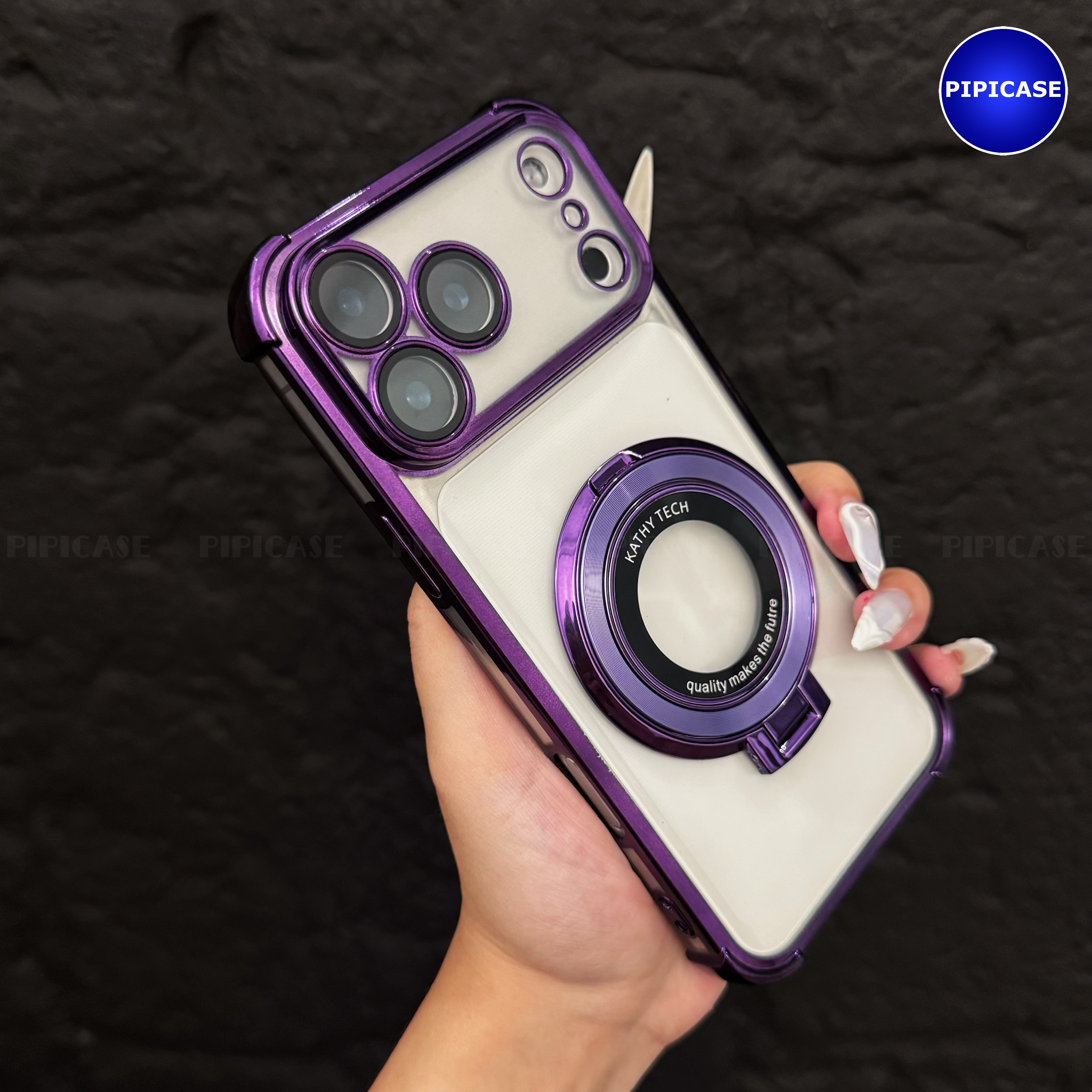 Ốp Lưng iPhone 17 Pro - Ven - Tím_thumbnail_12