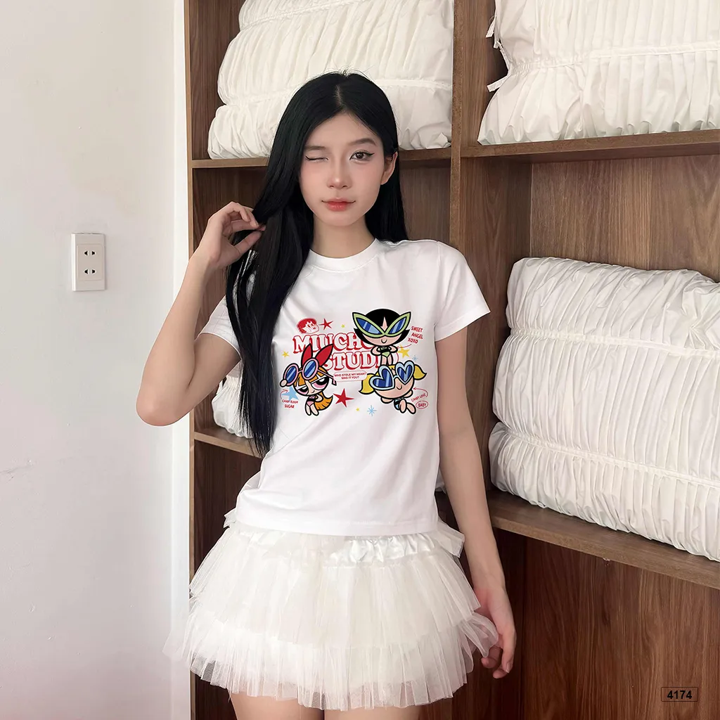 Áo thun babytee Powerpuff Girl Miucho 4174_thumbnail_6