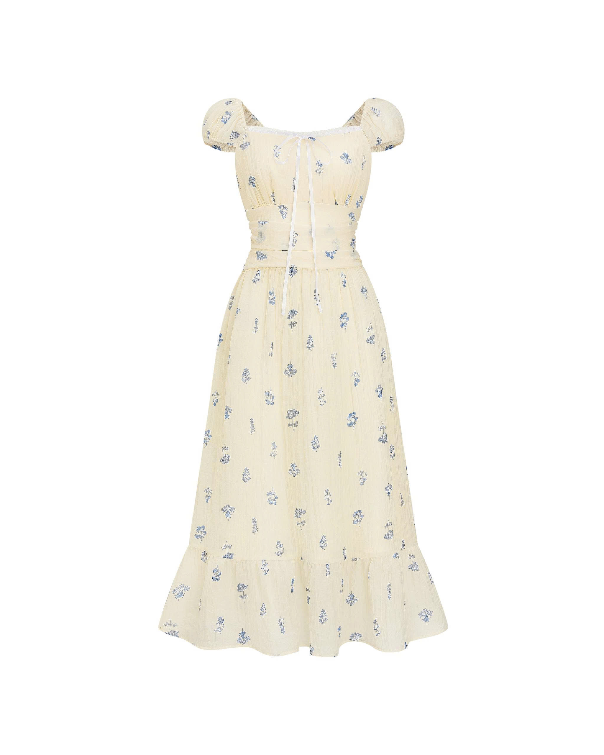 BIGSIZE NỮ - Đầm hoa dáng dài dành cho nàng béo từ 55-90kg V- DA222