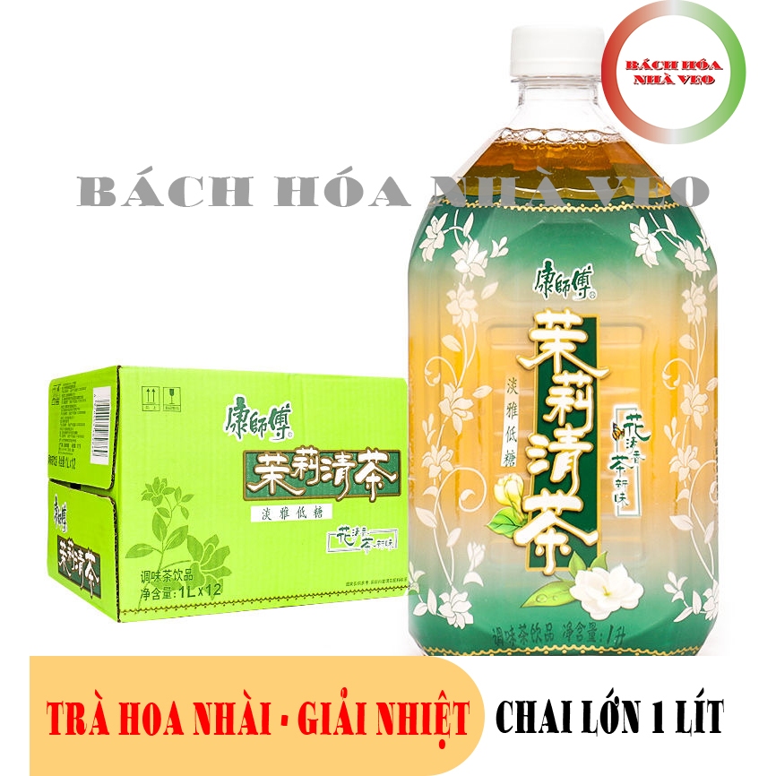 [Thùng 12 Chai] nước lê đào đài loan các vị, Loại 1Lít, hiệu khang sư phụ, hàng chuẩn, date mới_thumbnail_3