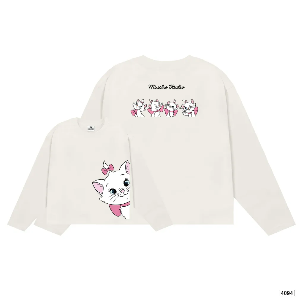 Áo thun tay dài form boxy Kitti đáng yêu Miucho 4094_thumbnail_9
