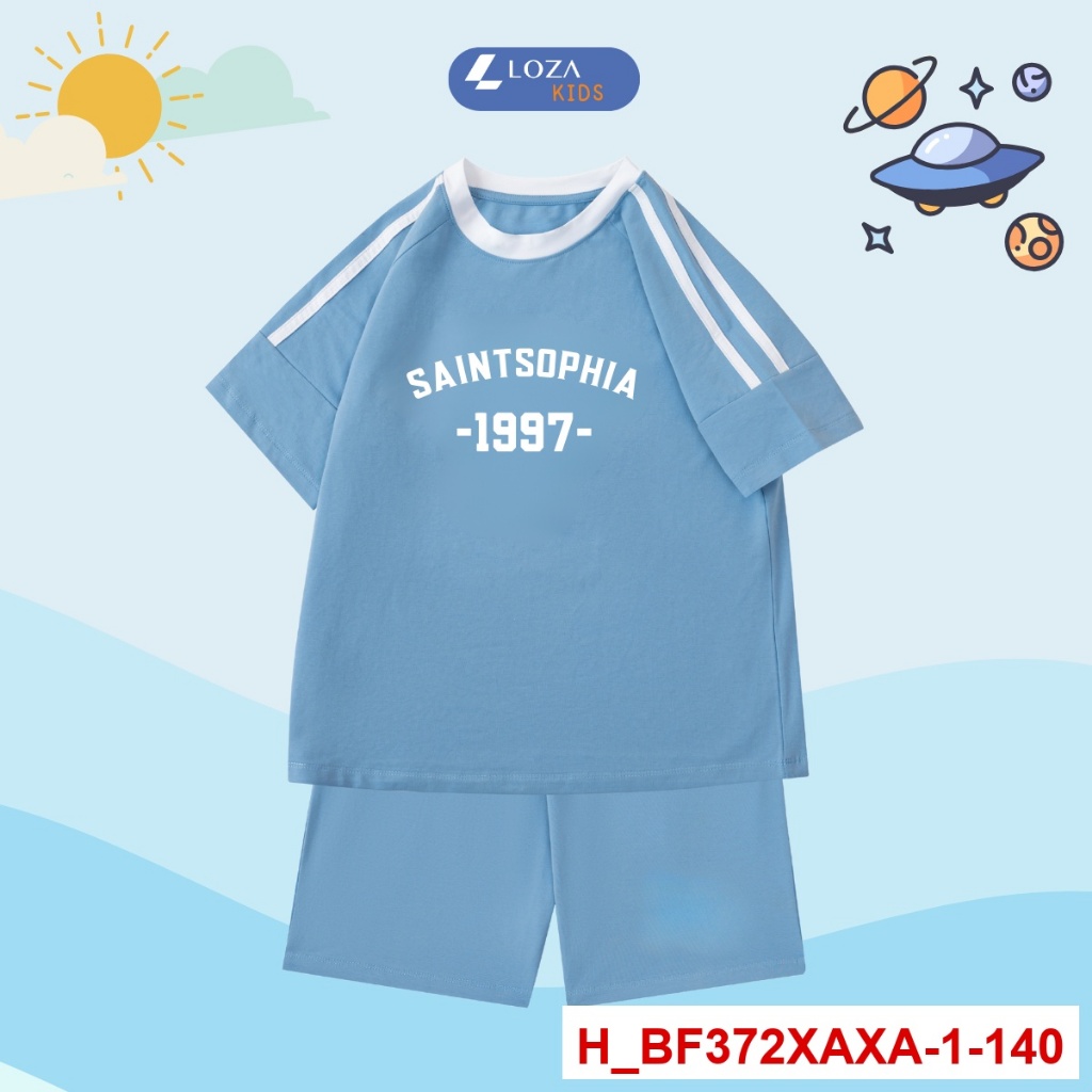 [XẢ KHO] Set bộ thun phối bé trai, bé gái lẻ size size từ 15-40kg - Loza Kids XABF01_thumbnail_20