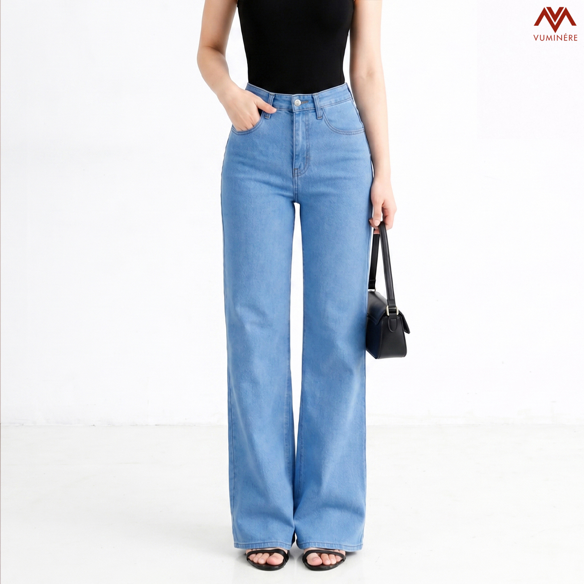 Quần Jeans nữ dáng loe nhẹ ( M9E )_thumbnail_4