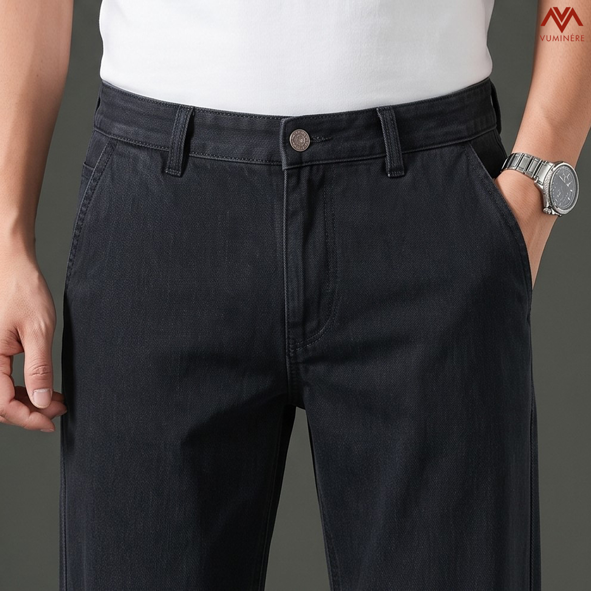  Quần Jeans nam dáng suông, rộng vừa ( JG )_thumbnail_4