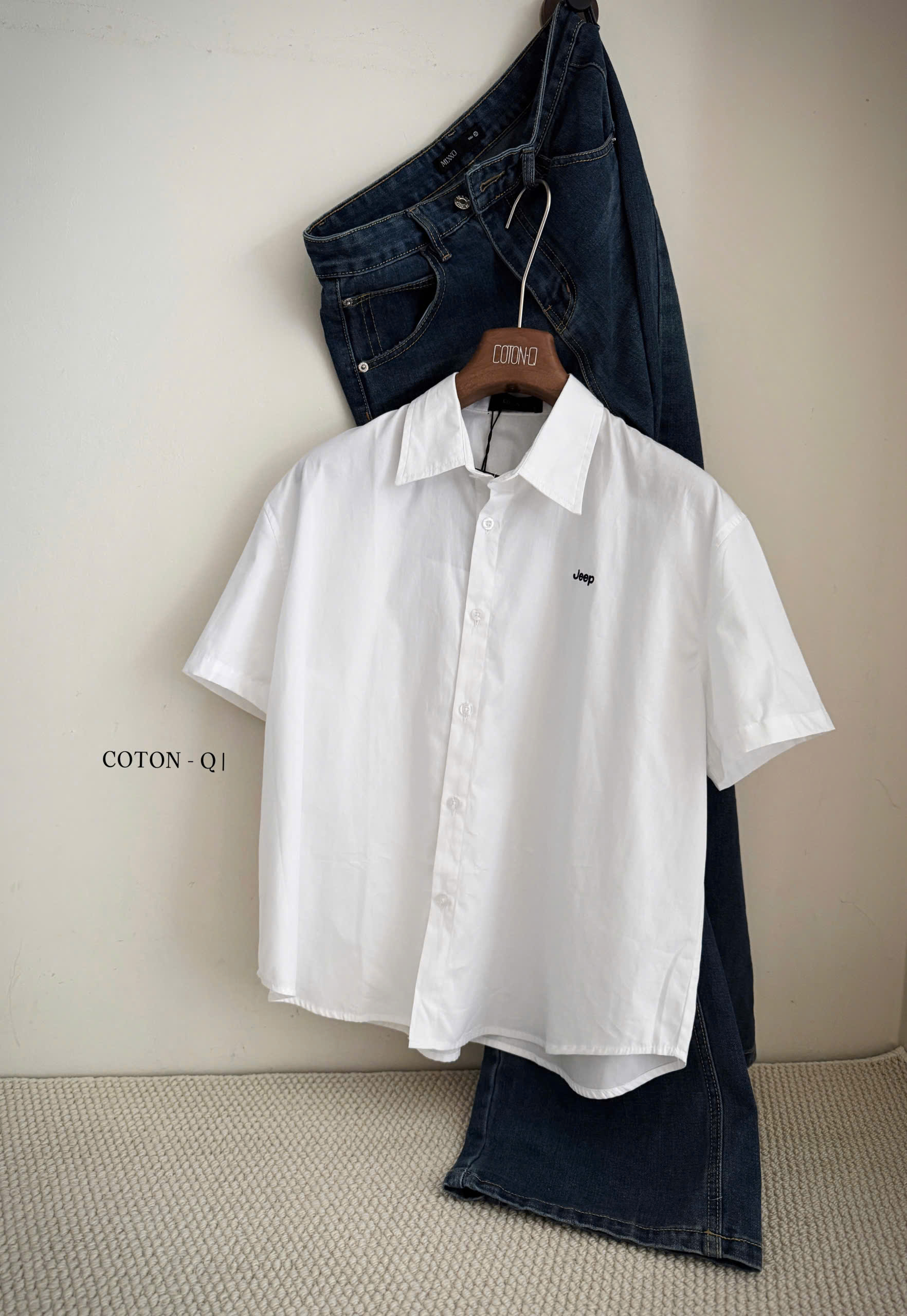 Áo somi tay ngắn ( BE )_thumbnail_3