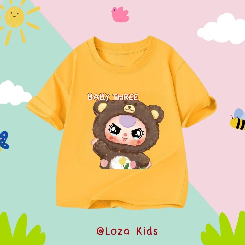 [XẢ KHO SIZE 130] Áo phông cho bé trai bé gái nhiều mẫu chất liệu thun cotton mềm mát size từ  22-26kg - Loza Kids XA006_thumbnail_19