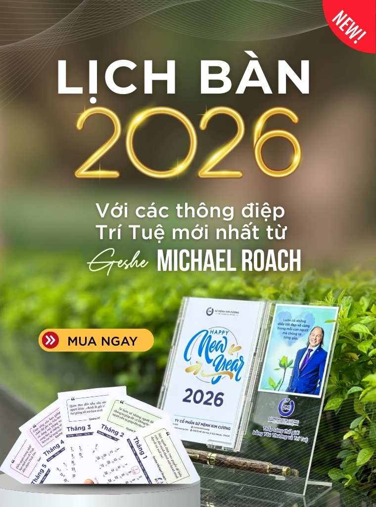 Lịch bàn 2026 thông điệp trí tuệ
