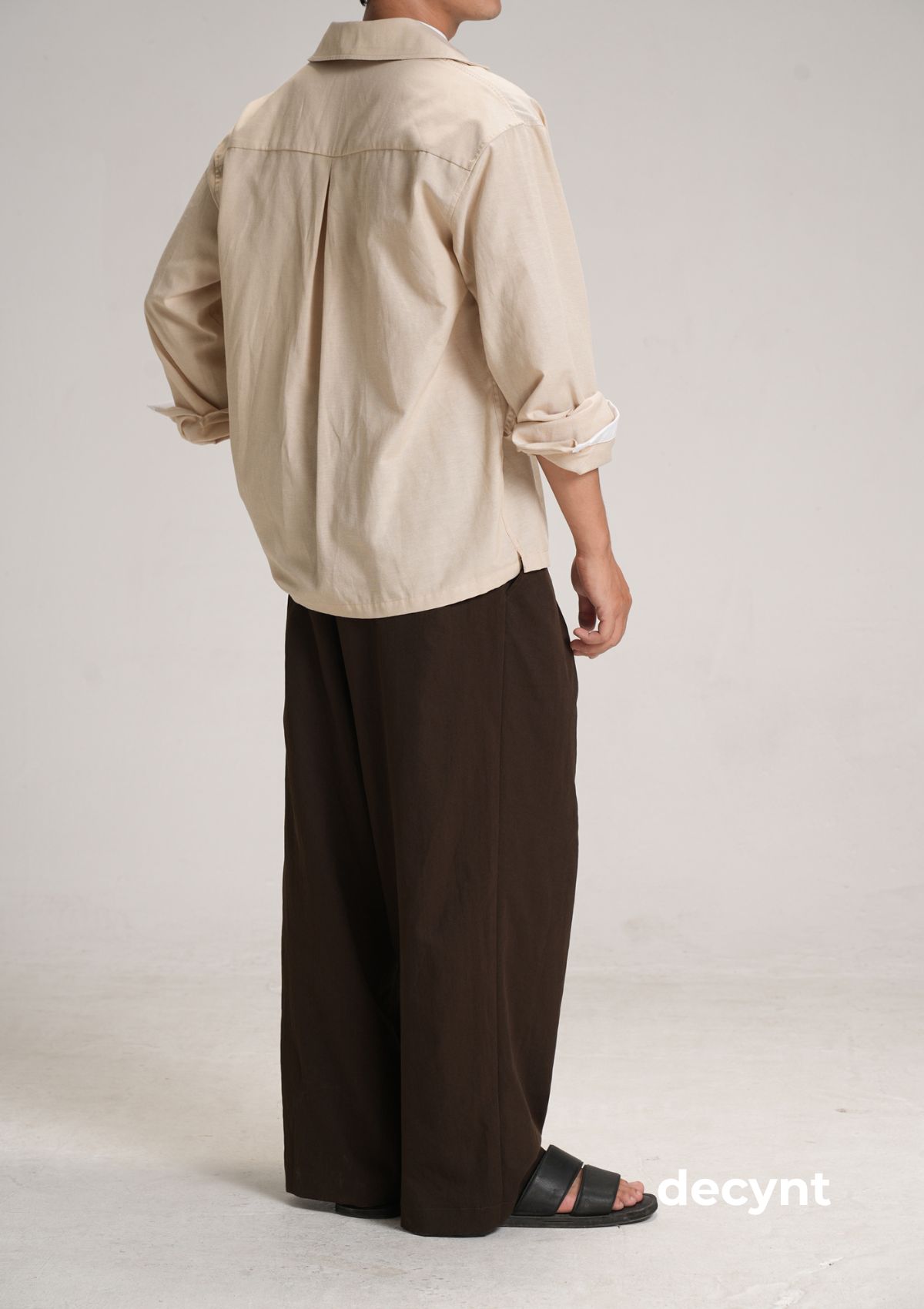 decynt Shirt 05 - Áo sơ mi phối layer chất liệu cotton pha_thumbnail_14