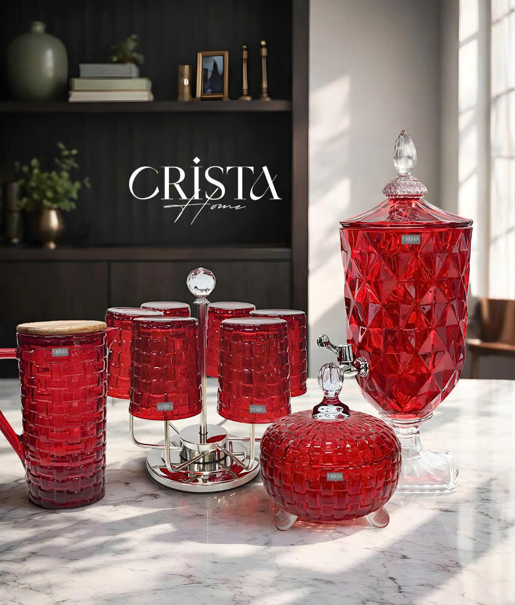Bình thuỷ tinh vân kim cương có vòi 3.3L Crista Home_thumbnail_8