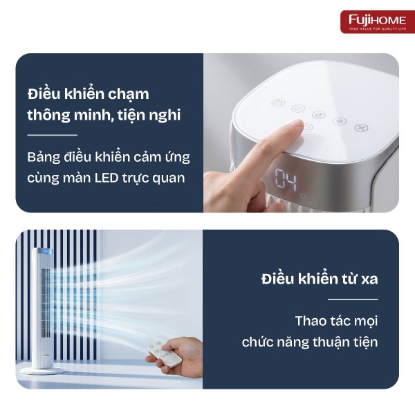 Quạt tháp lọc khí TF-21L-DC (Đen + Gold)_thumbnail_3