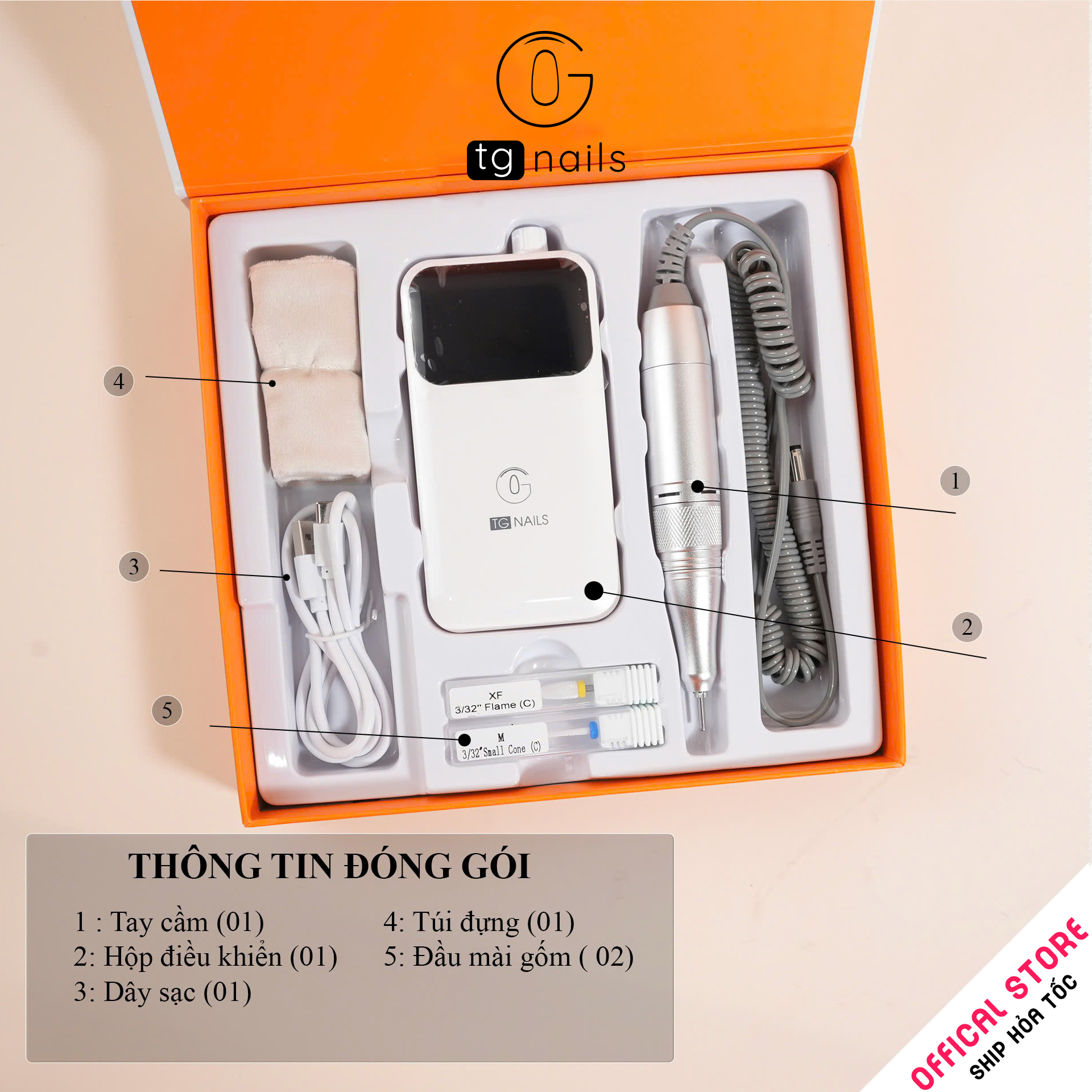 Máy mài móng TG nail model PND550_thumbnail_4