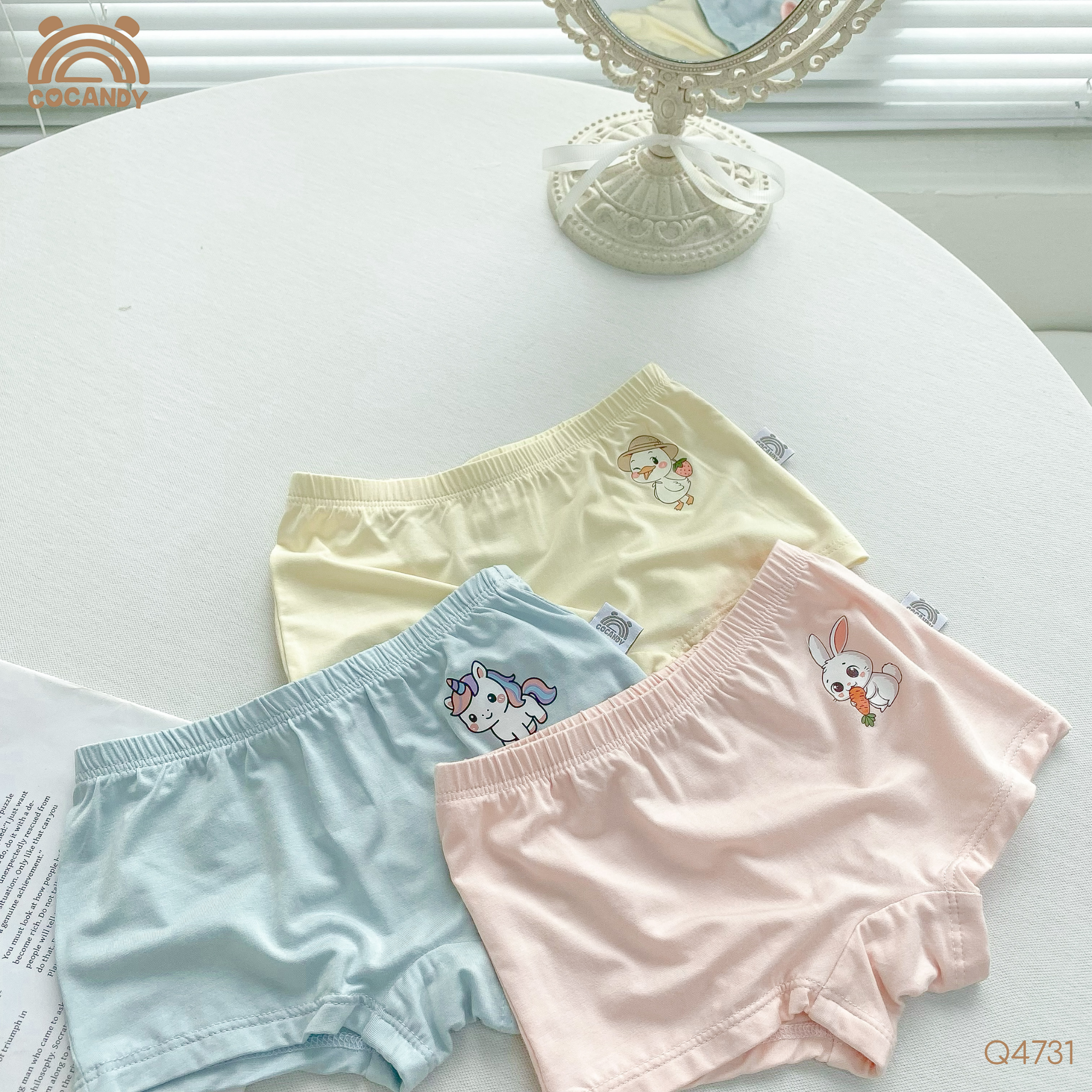 Set quần chip bamboo BÉ GÁI in hình_thumbnail_6