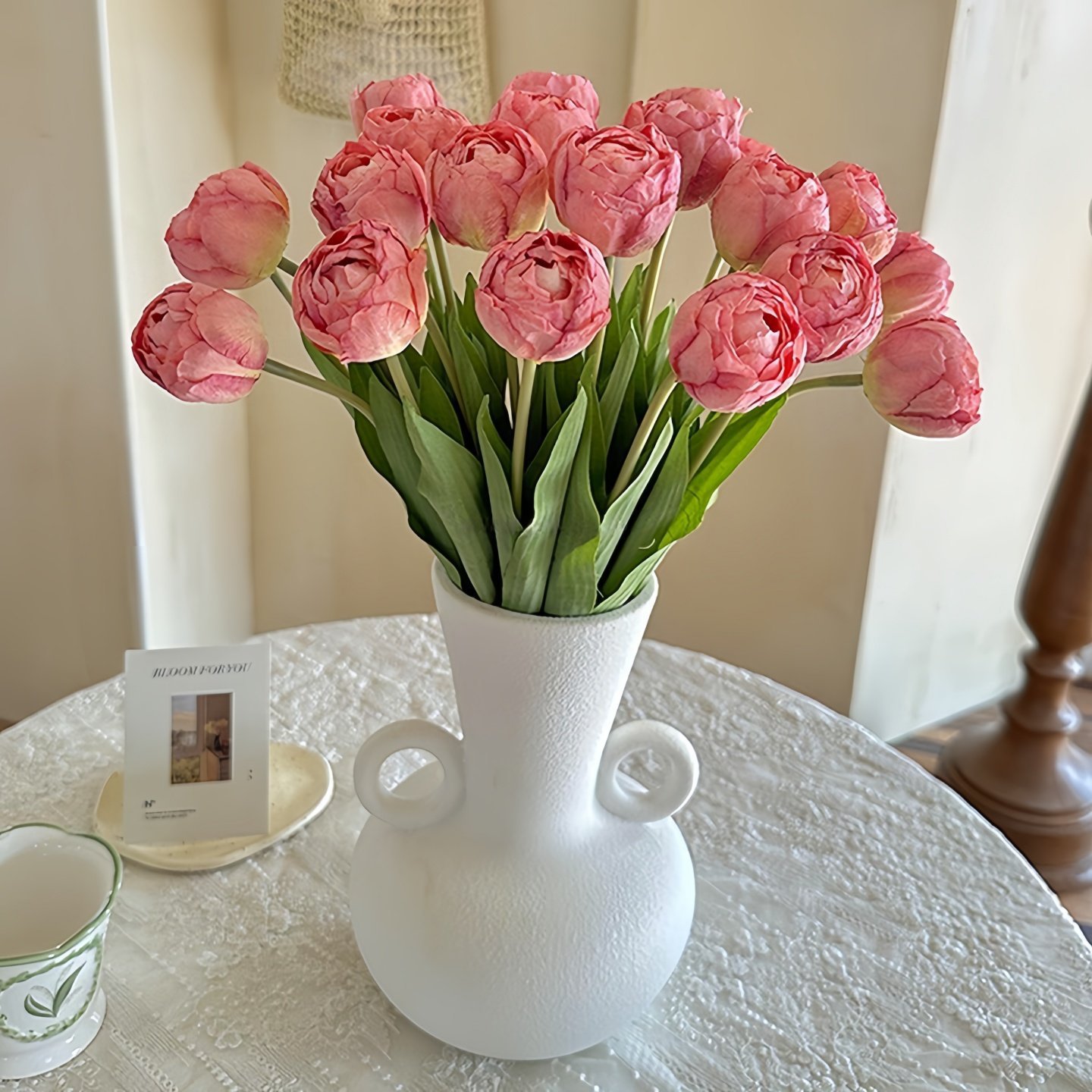 1 Bông Hoa TuLip Lụa Cánh Kép Cao Cấp_thumbnail_9