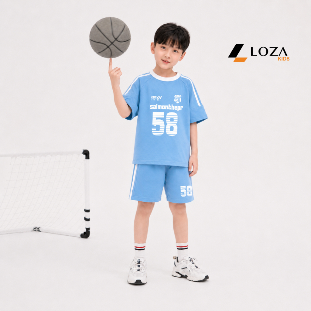 Set bộ cho bé trai phối viền hình số 58 - Loza BF703_thumbnail_3