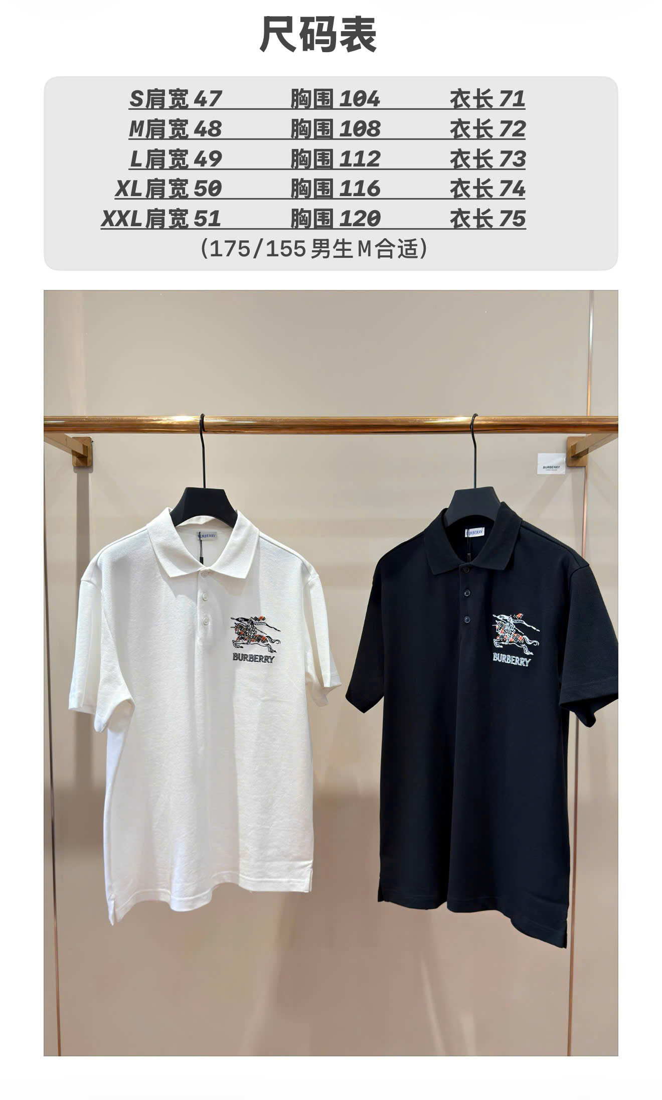 Polo BBR ngựa ở ngực có chữ logo