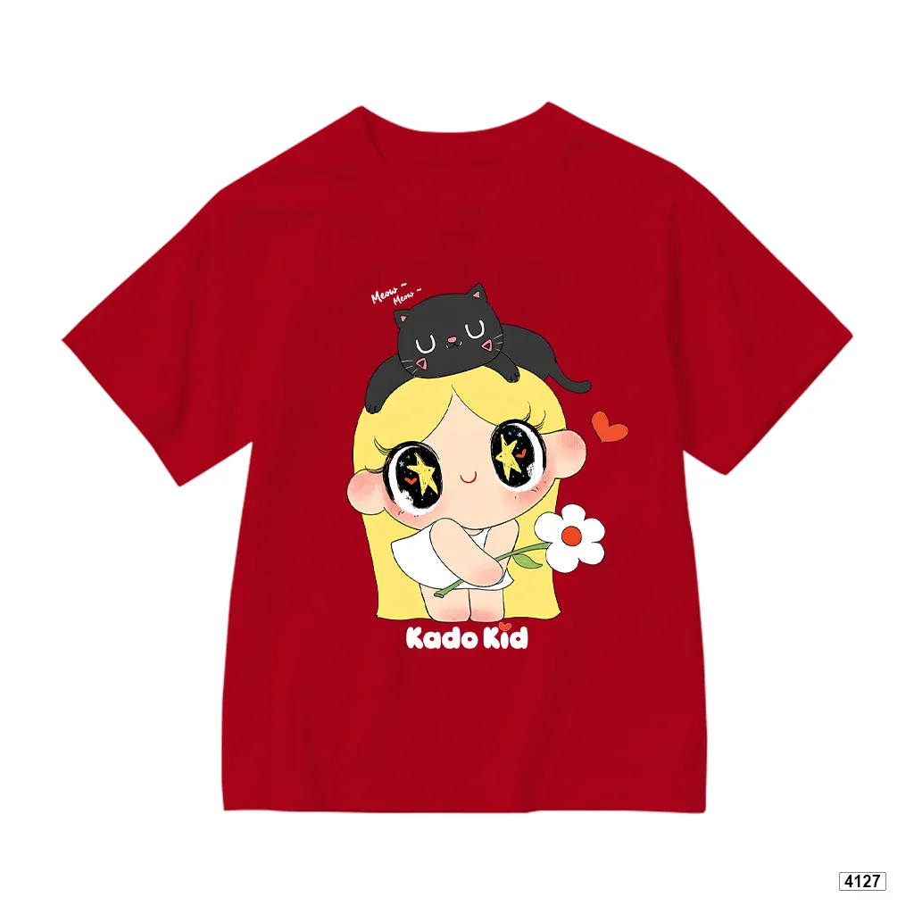 Áo thun bé gái Chibi Cat đáng yêu Kado 4127_thumbnail_10