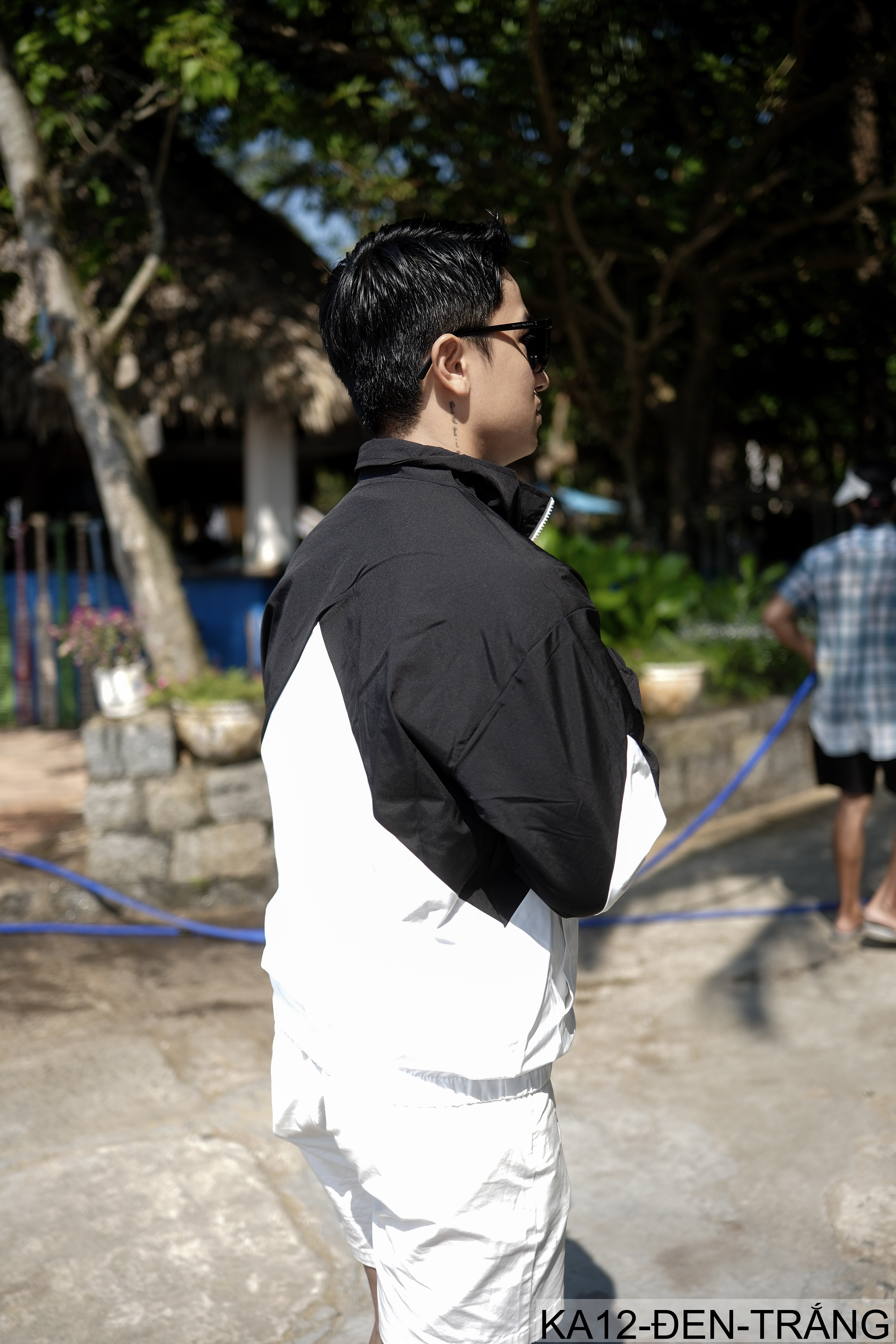 KA12 - Áo khoác nam cổ đứng phối màu trẻ trung phong cách Hàn Quốc_thumbnail_5