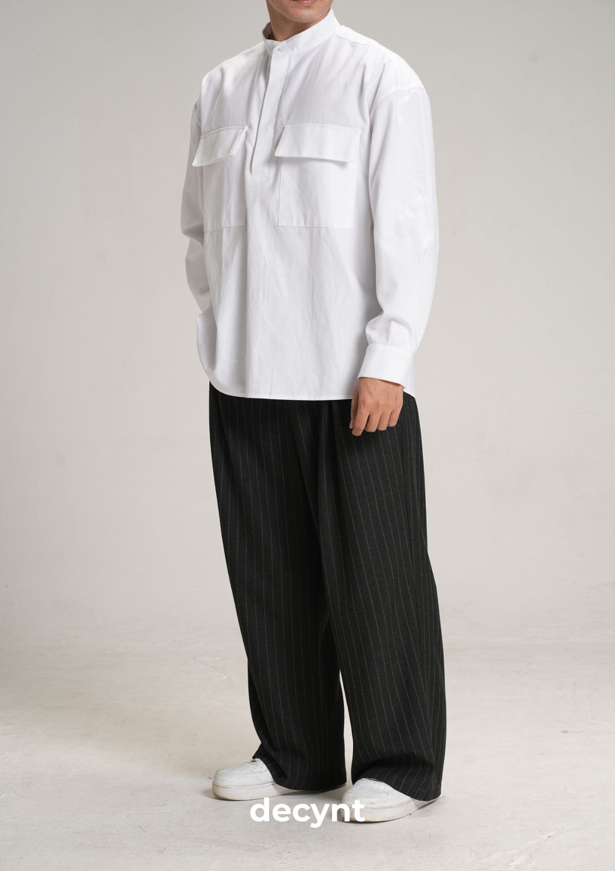 decynt Pants 03 - Quần suông xếp lý trên dưới chất liệu jean rủ thoáng mát_thumbnail_6