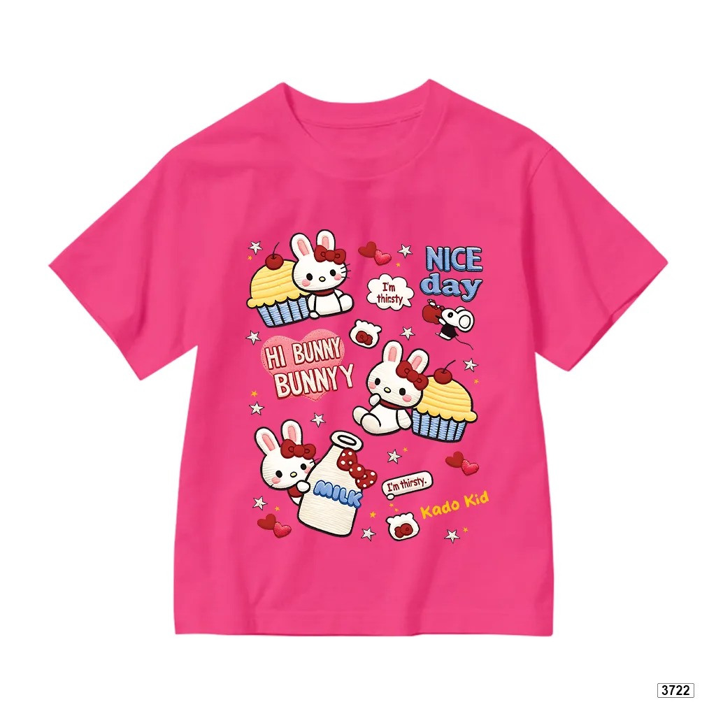 Áo thun bé gái chất thoáng mát Bunny đáng yêu Kado 3722_thumbnail_10