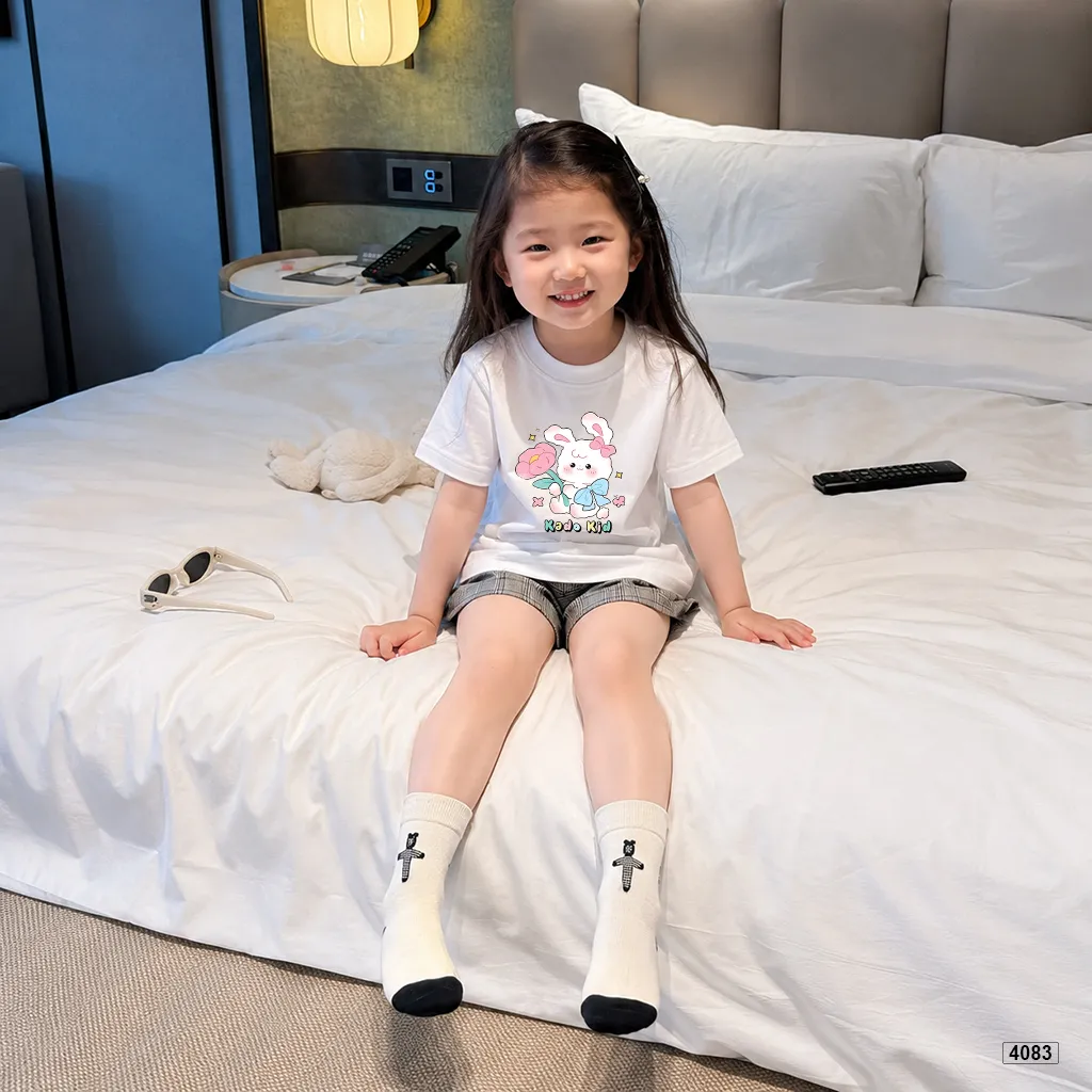 Áo thun bé gái Thỏ và hoa xinh xắn Kado 4083_thumbnail_2