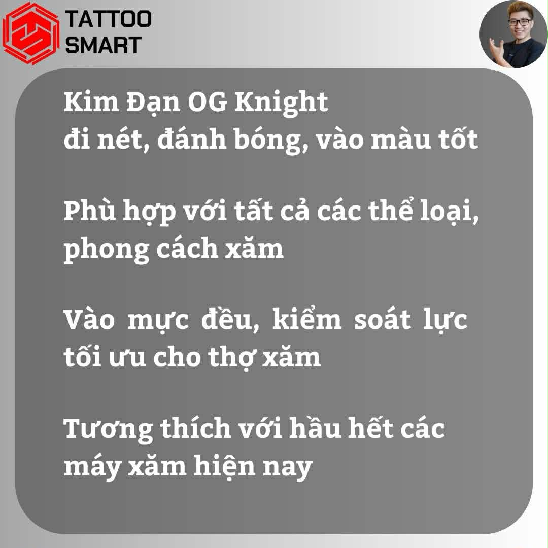 Kim pen OG Knight | Đi Nét Siêu Mịn Không Rung Siêu Bền Hộp 20 Kim Chuyên Nghiệp Độ Chính Xác_thumbnail_4