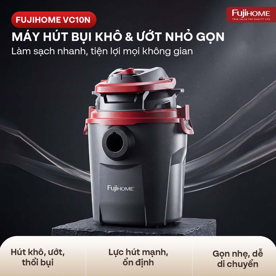 Máy hút bụi công nghiệp Fujihome VC10N_thumbnail_1