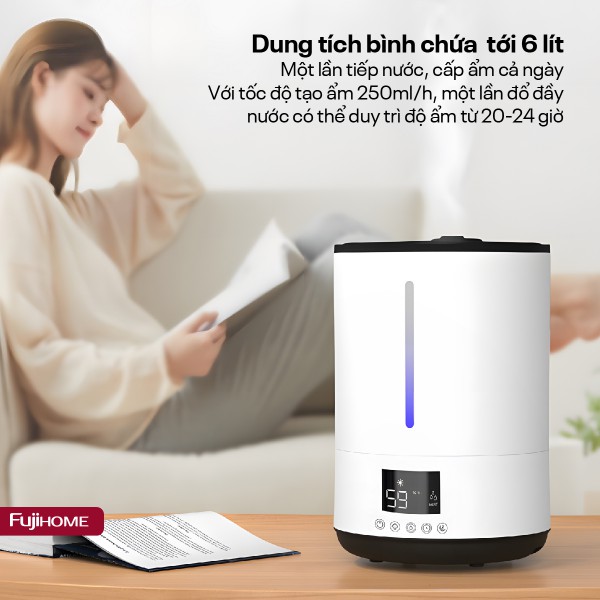 Máy Phun Sương Tạo Ẩm Xông Tinh Dầu Fujihome HM06E_thumbnail_8